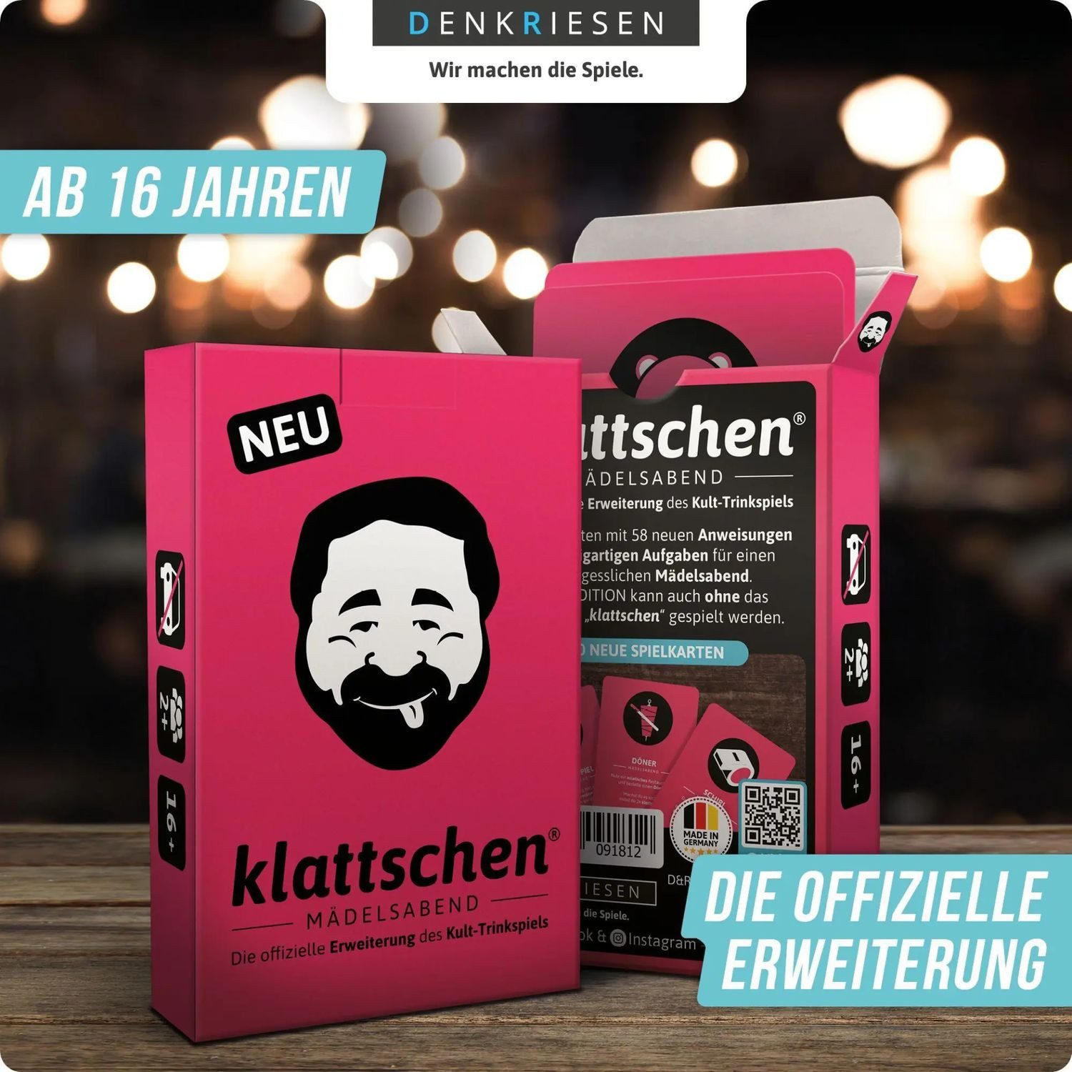 Denkriesen Spiel DENKRIESEN - klattschen® - Mädelsabend - "Das wahrscheinlich beste...