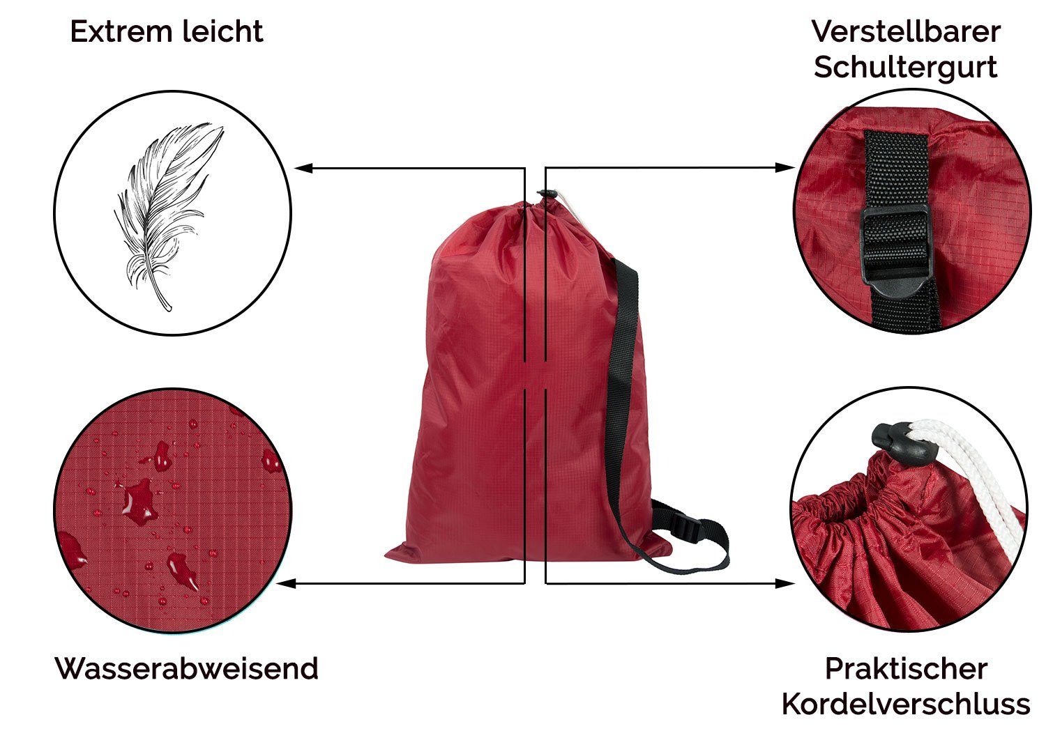 ZOLLNER24 Turnbeutel, Schultergurt, 100% Polyester, 32x46 günstig online kaufen