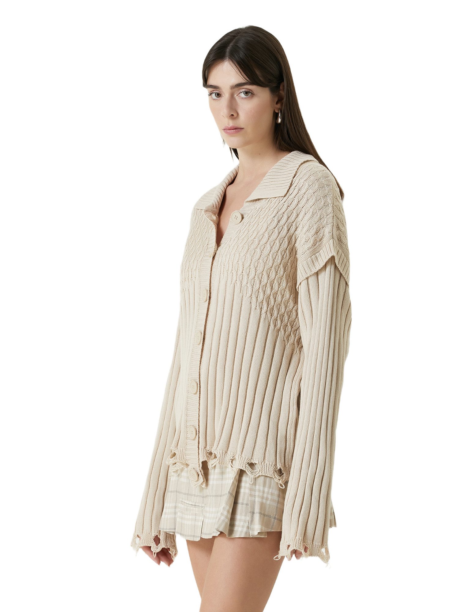 Strickpullover WEICHER STRICK-CARDIGAN