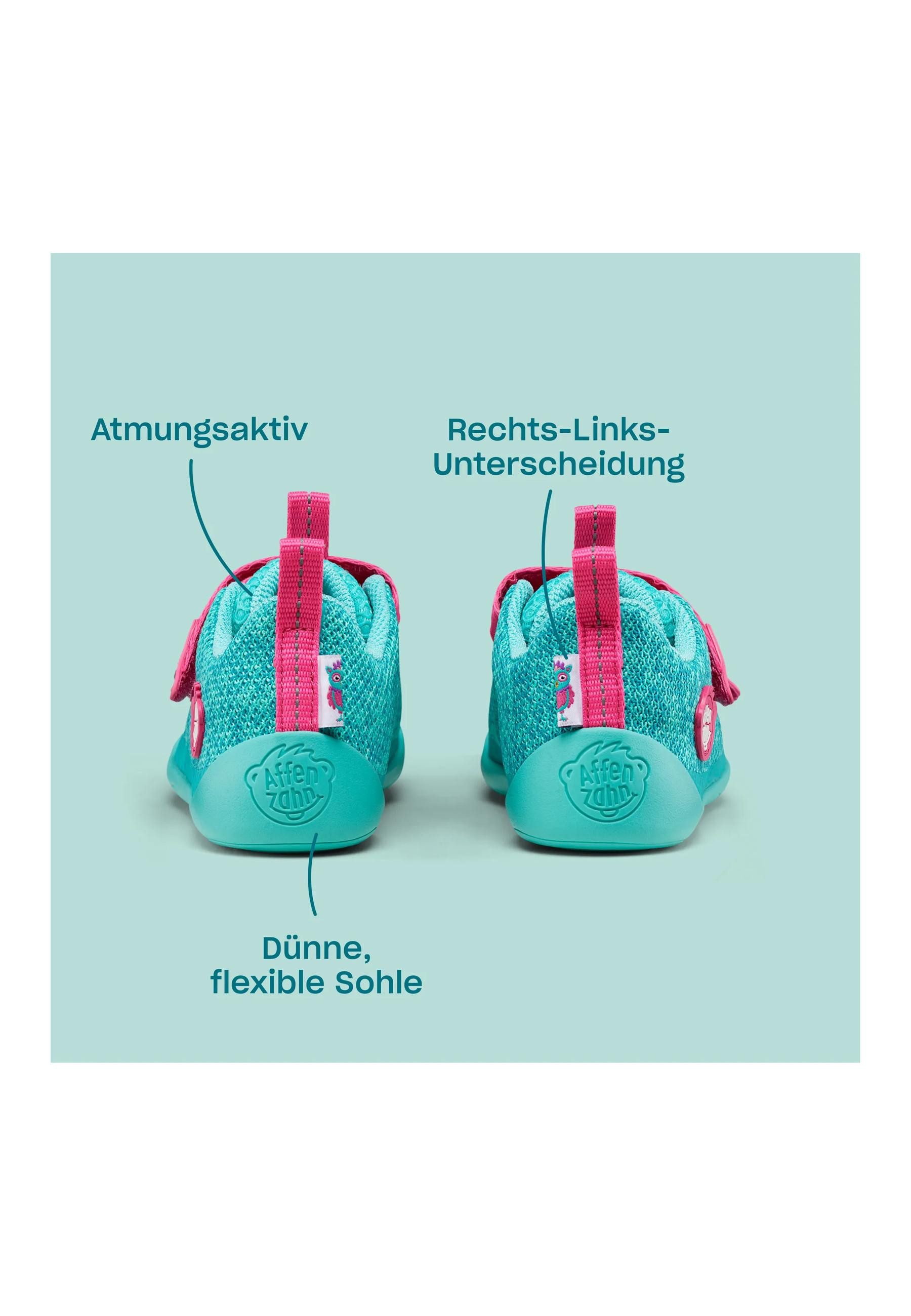 Affenzahn Knit Happy . Sneaker nach Barfußschuhprinzip