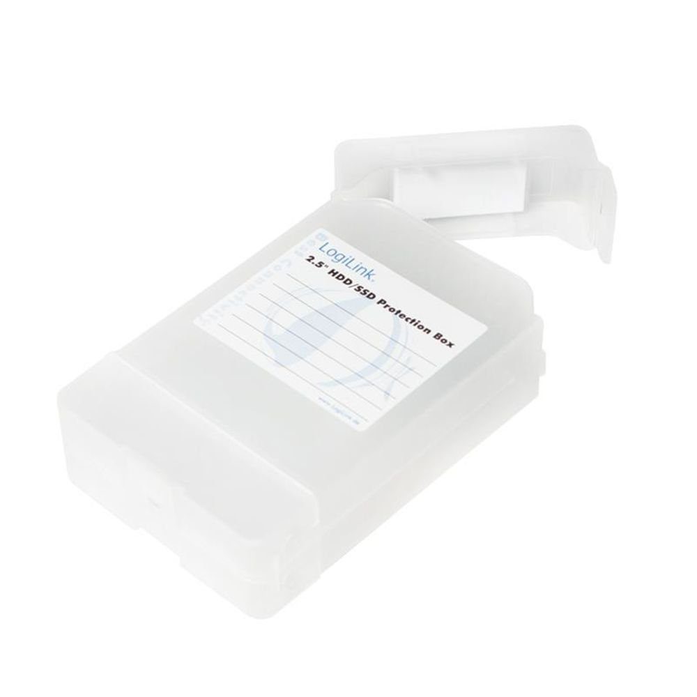 HDDs LogiLink Schutz-Box für Festplattenhülle weiß 2x 2,5"