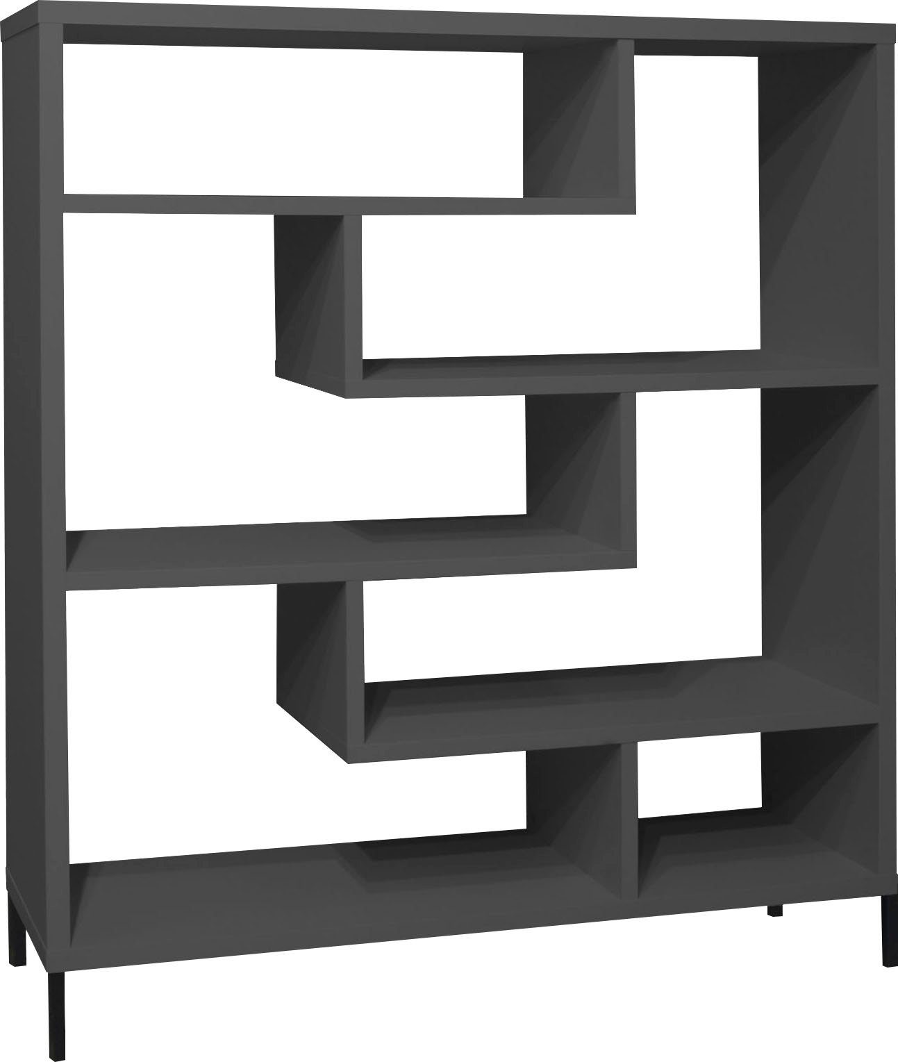 Mäusbacher Raumteiler Tetrix, geraden 130 mit cm, Standfüßen Breite