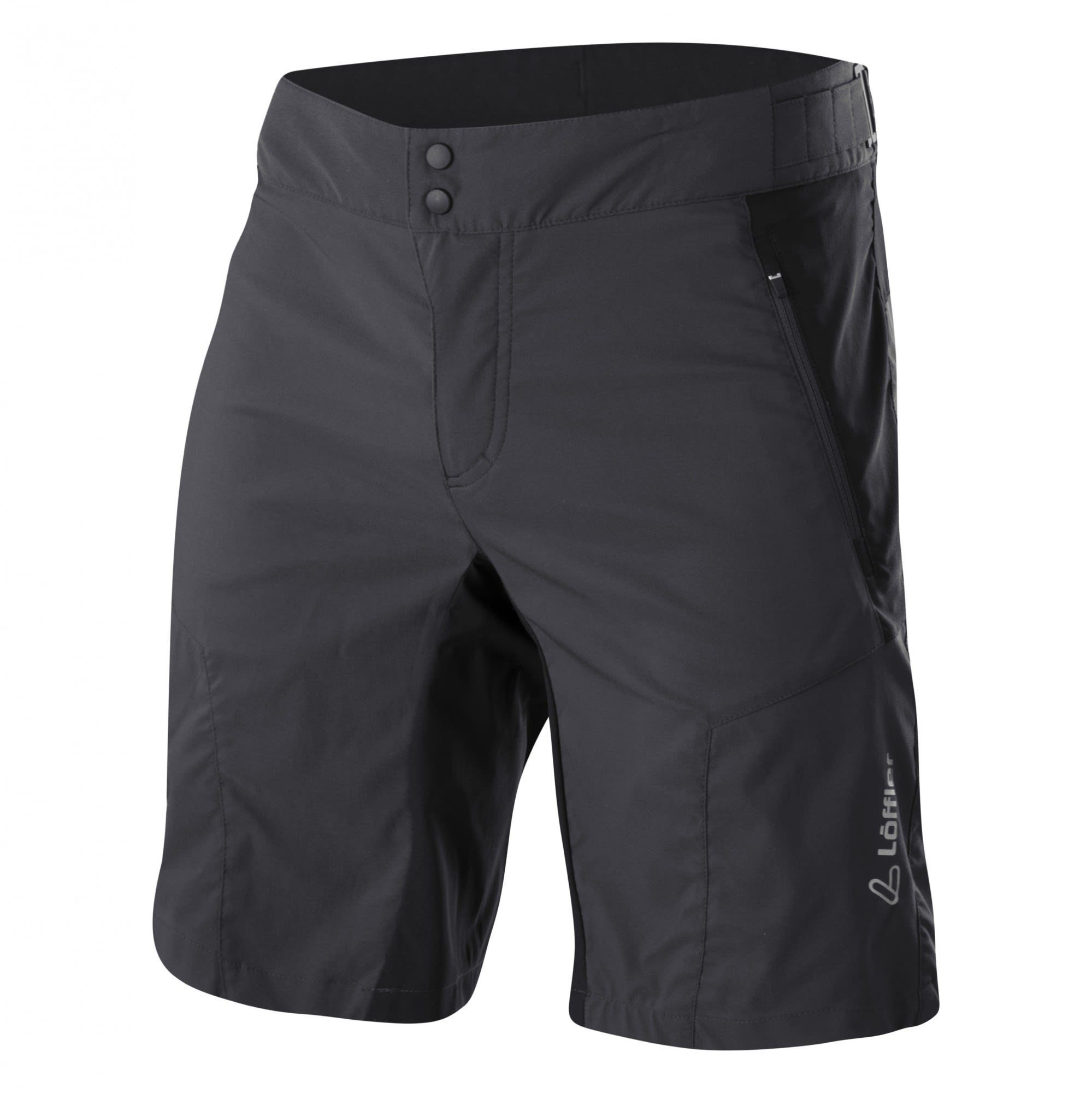 Löffler Strandshorts Löffler M Shorts Evo Onyx Herren Shorts Bike Csl