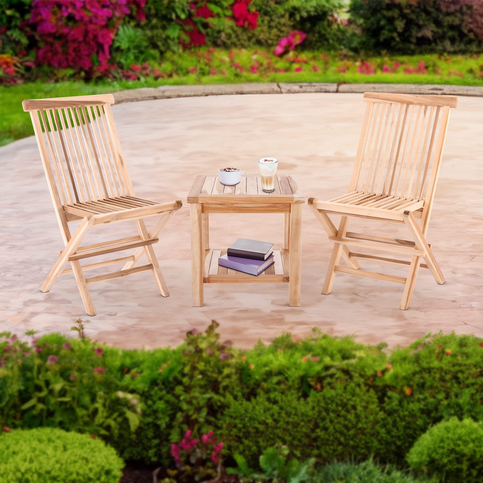 Raburg Gartentisch Beistelltisch Teakholz, 50 x günstig online kaufen