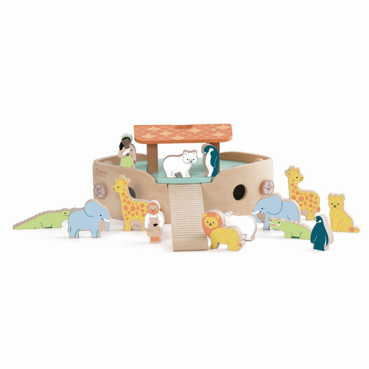 Classic World Lernspielzeug Holzschiff Arche Noah günstig online kaufen