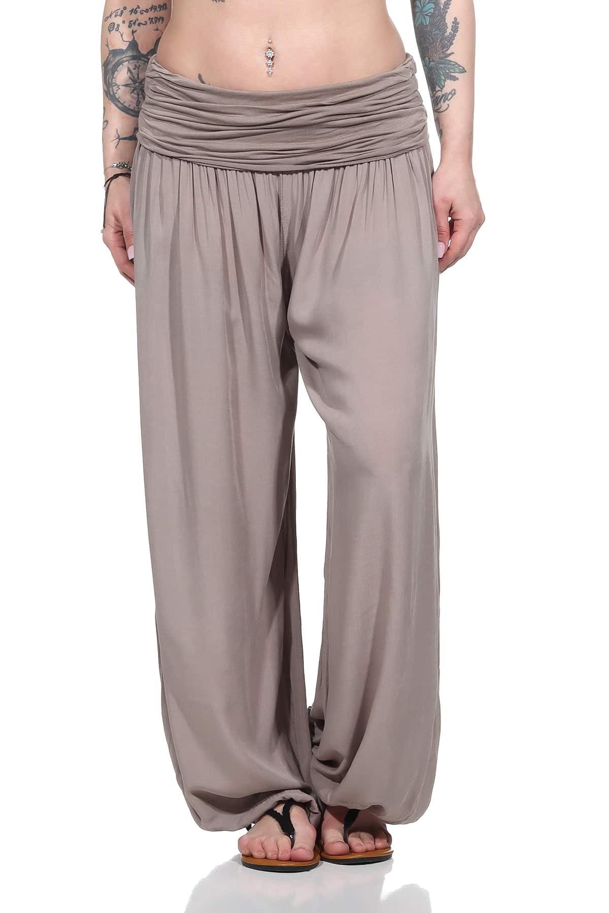 OriginalYou Haremshose Pluderhose sommerlich leichte Yogahose luftige Sommerhose luftig & leicht, viele unifarben, hautfreundlicher Tuchstoff