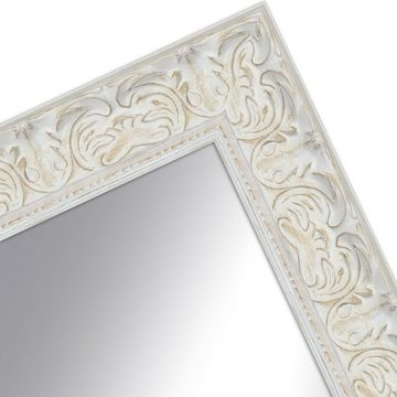 Mende Frames Wandspiegel »E033«, Weiß, aus Massivholz im Barock Stil