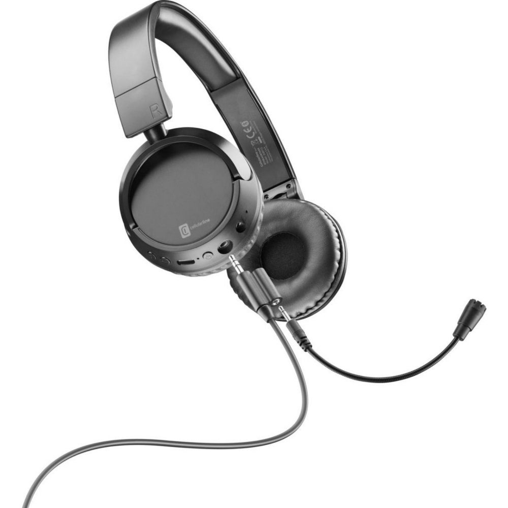 Cellularline Task Home Office Headset - & - schwarz Over-Ear-Kopfhörer