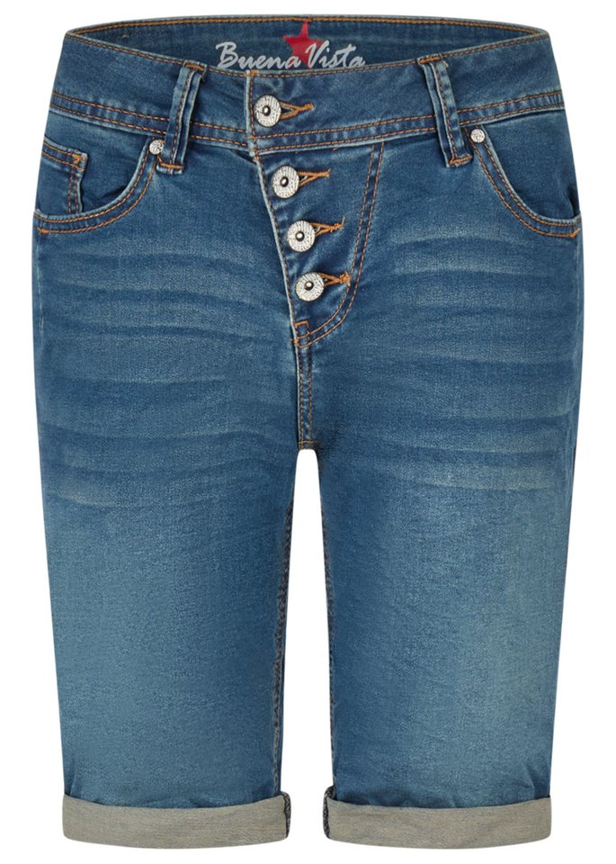 Buena Vista Stretch-Jeans BUENA VISTA MALIBU SHORT dark stone 2604 B5025 102.4452 - Cozy Denim