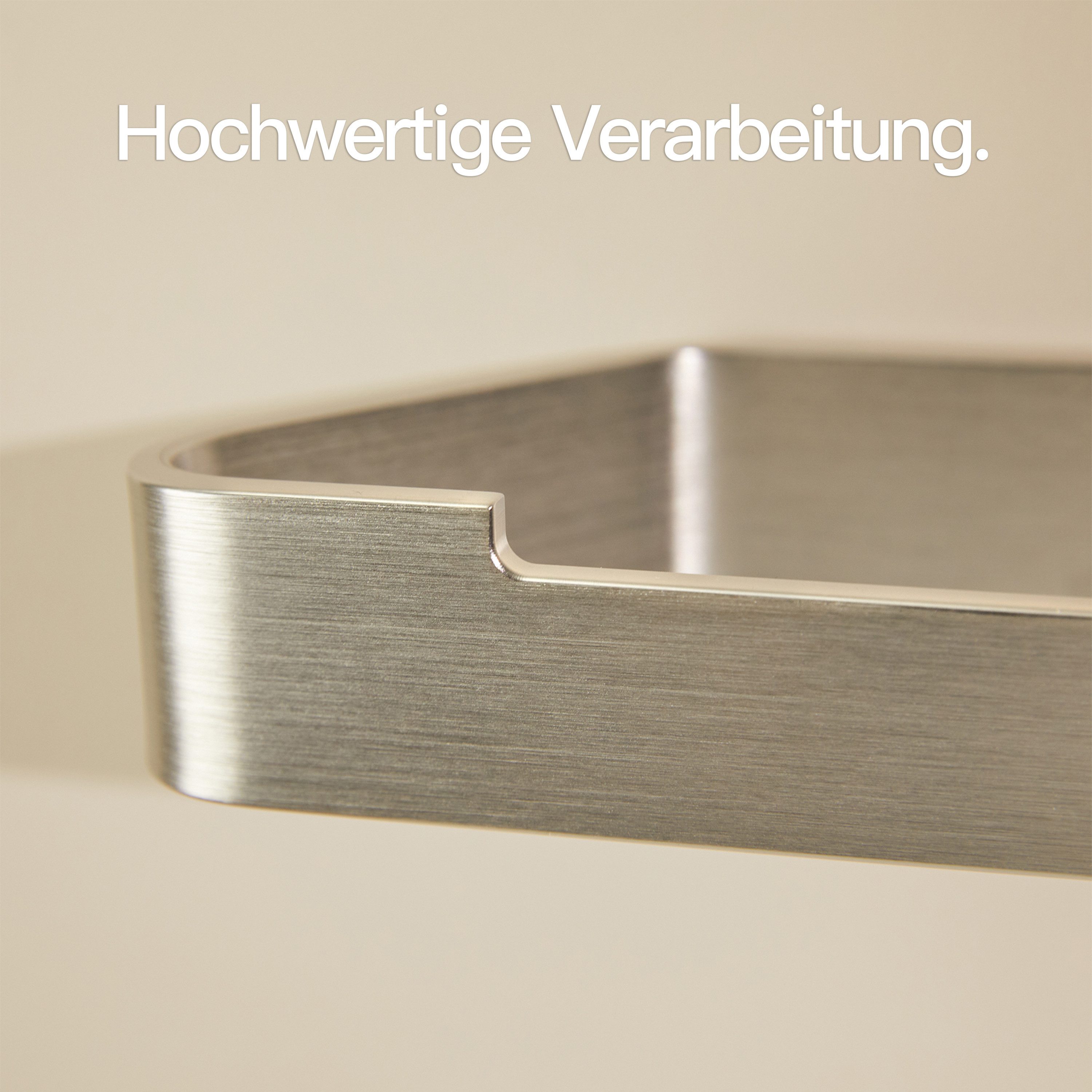 Designfabrik Hamburg Toilettenpapierhalter ohne Bohren, Klopapierhalter selbstklebend, WC Klorollenhalter, inkl. Markenklebeband für besonders starken Halt – Bild 5 von 5