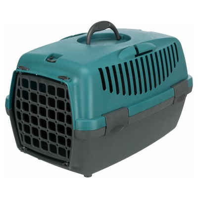 TRIXIE Hunde-Transportbox Transportbox Capri dunkelgrau/petrol für Hunde