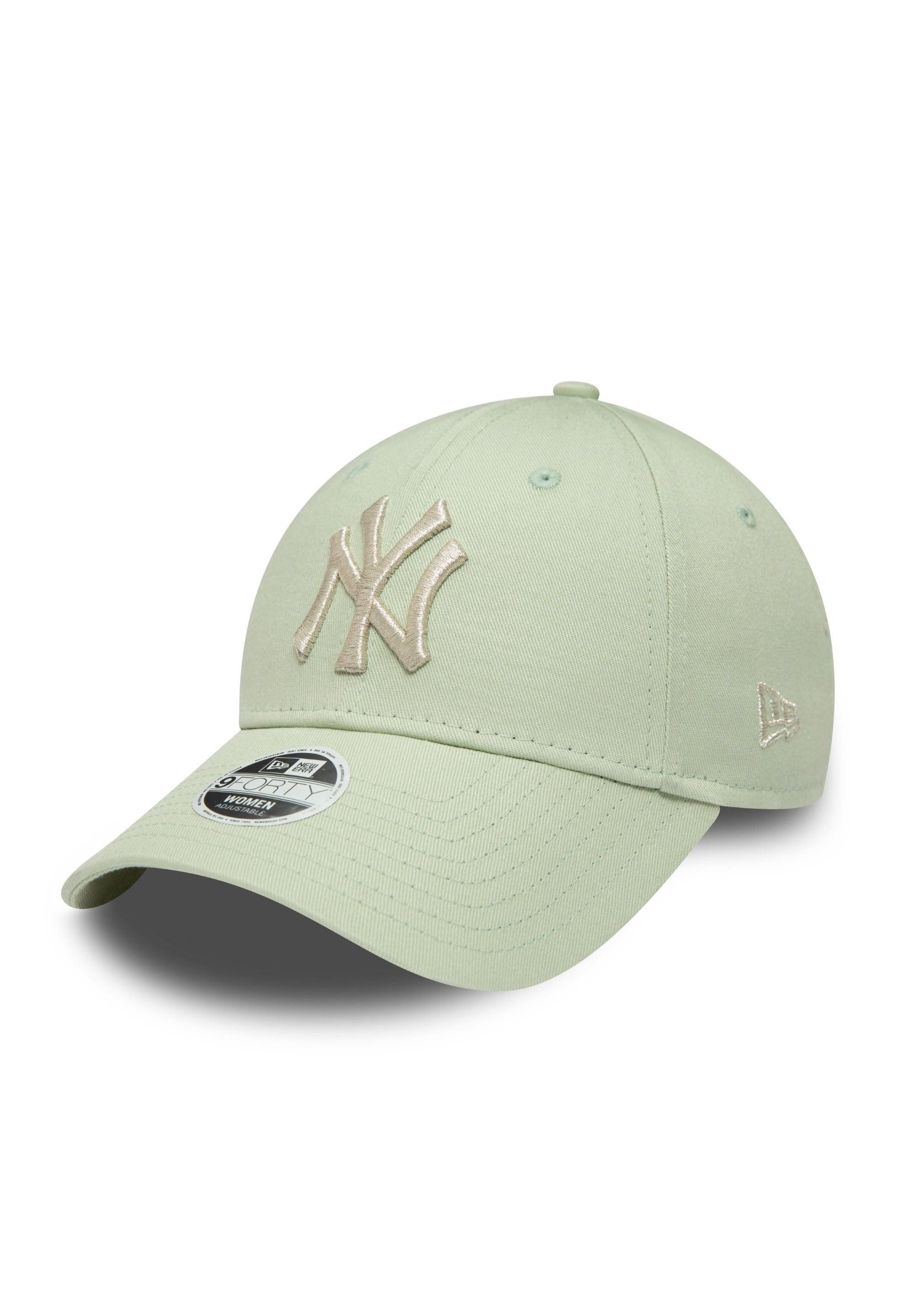 Baseball Cap New York Yankees MLB Metallic Logo Green 9Forty Adjustable Women Cap