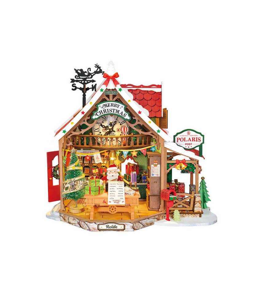 ROLIFE 3D-Puzzle Robotime Rolife DG187 DIY House Polaris Post, Puzzleteile
