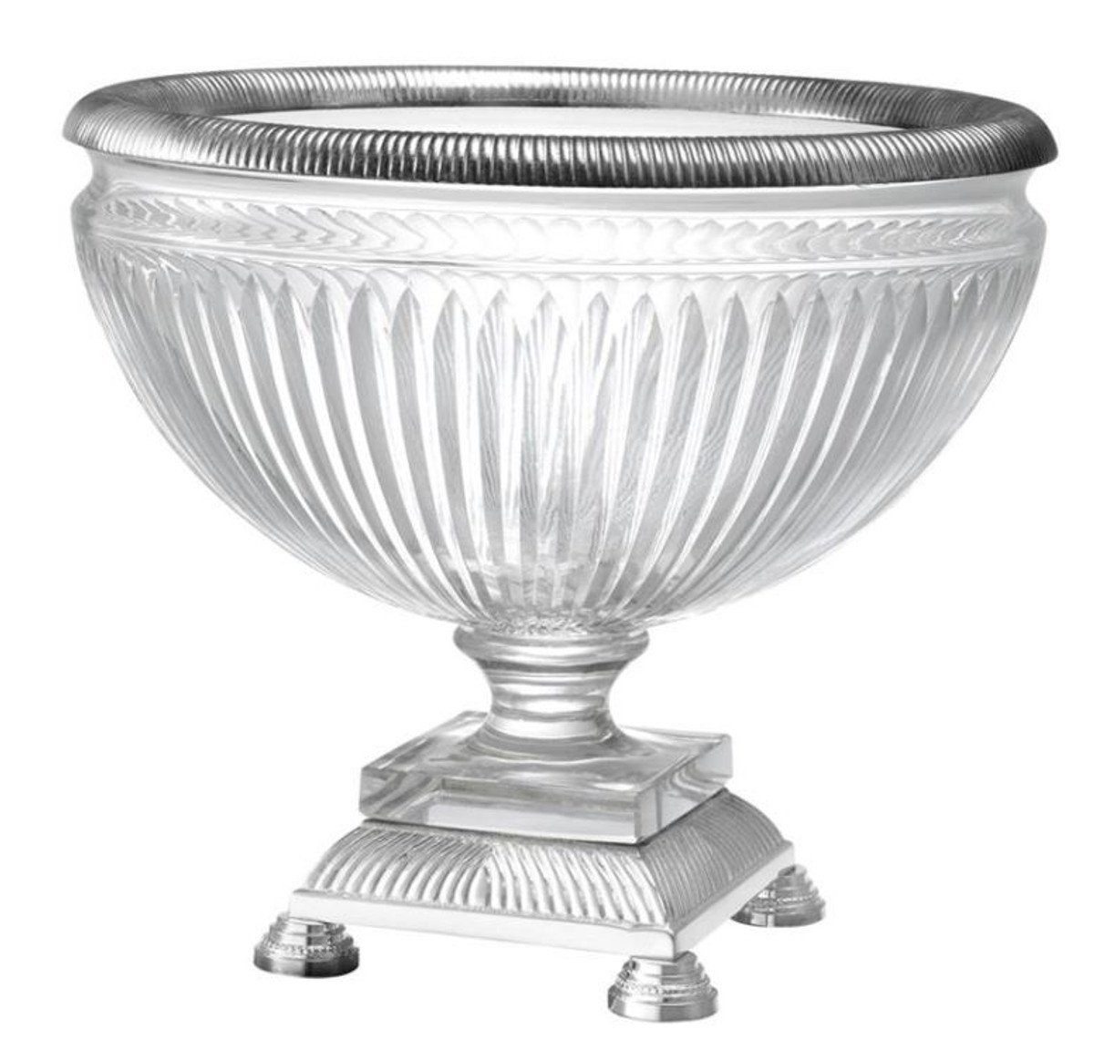 Dekoobjekt Luxus Glas Schüssel 26 x H. 22,5 cm - Designer Dekoration
