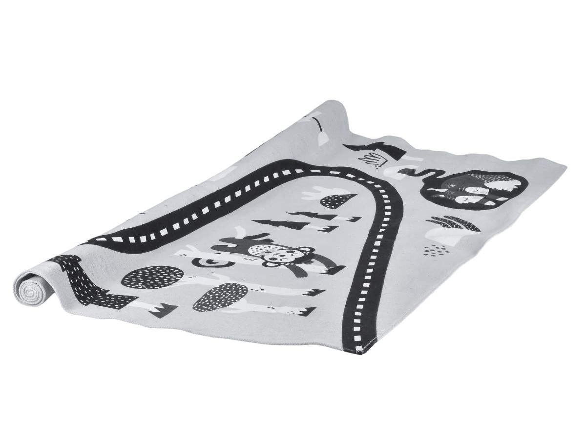 Södahl Kinderteppich Magic Forest, rechteckig, Höhe: 20 mm, Spielteppich mit Straße für Kinderzimmer 95x130cm Auto