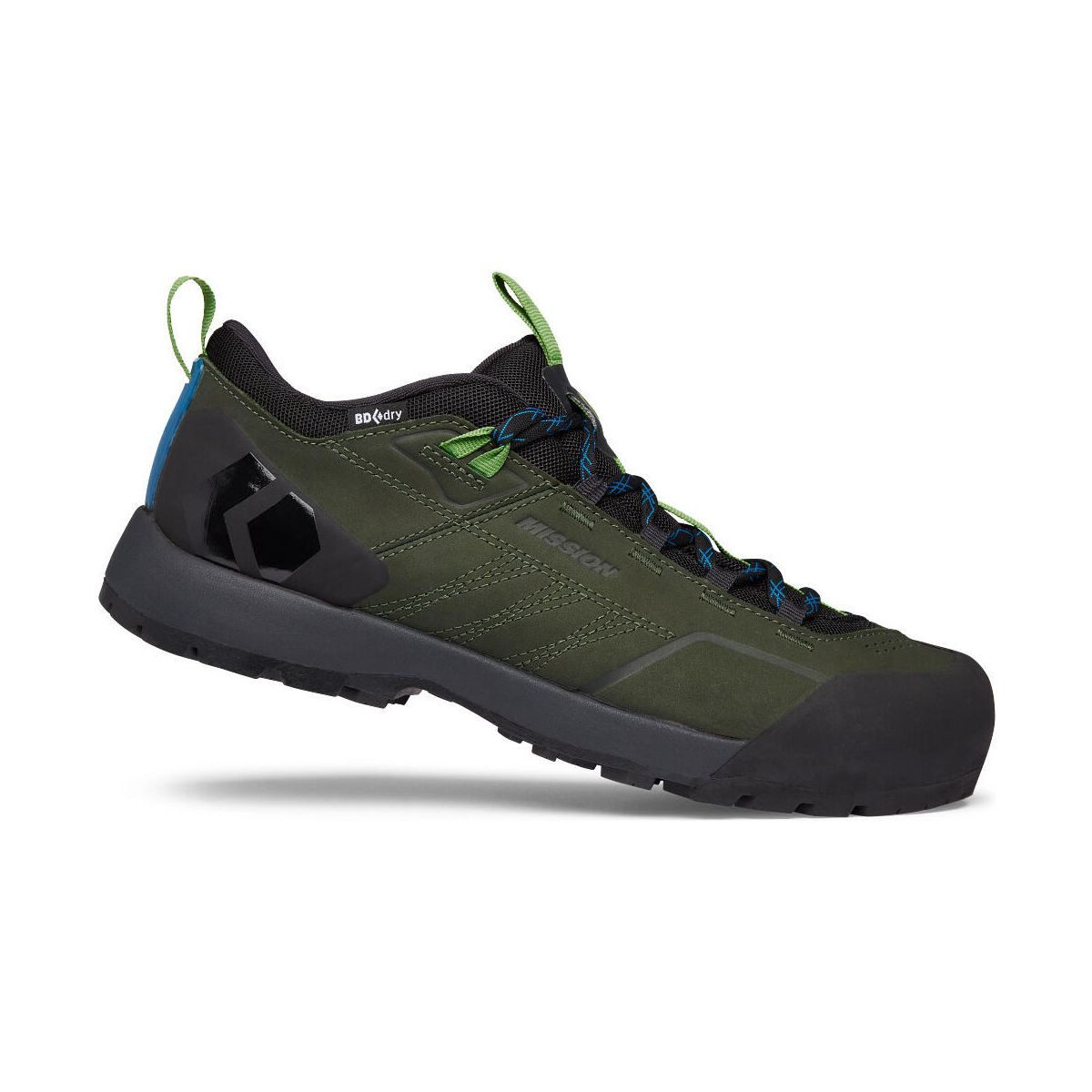 Black Diamond M Mission Lthr LW WP Aprch SHS Alpinschuh Wasserdichter Zustiegsschuh für optimalen Halt, Schutz und Komfort
