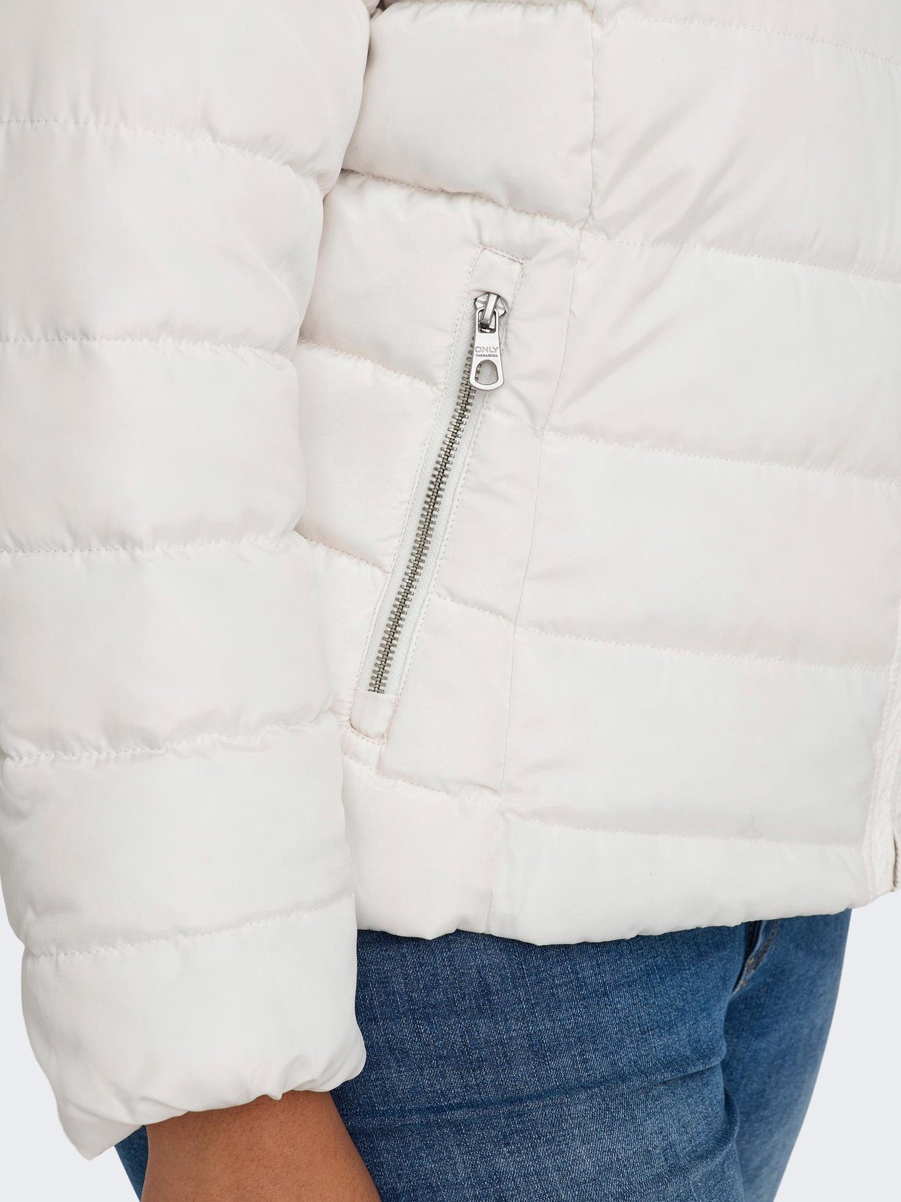 in Stepp CARNEW Plus Übergröße Weiß Winterjacke Jacke Size Winter CARMAKOMA 6580 ONLY