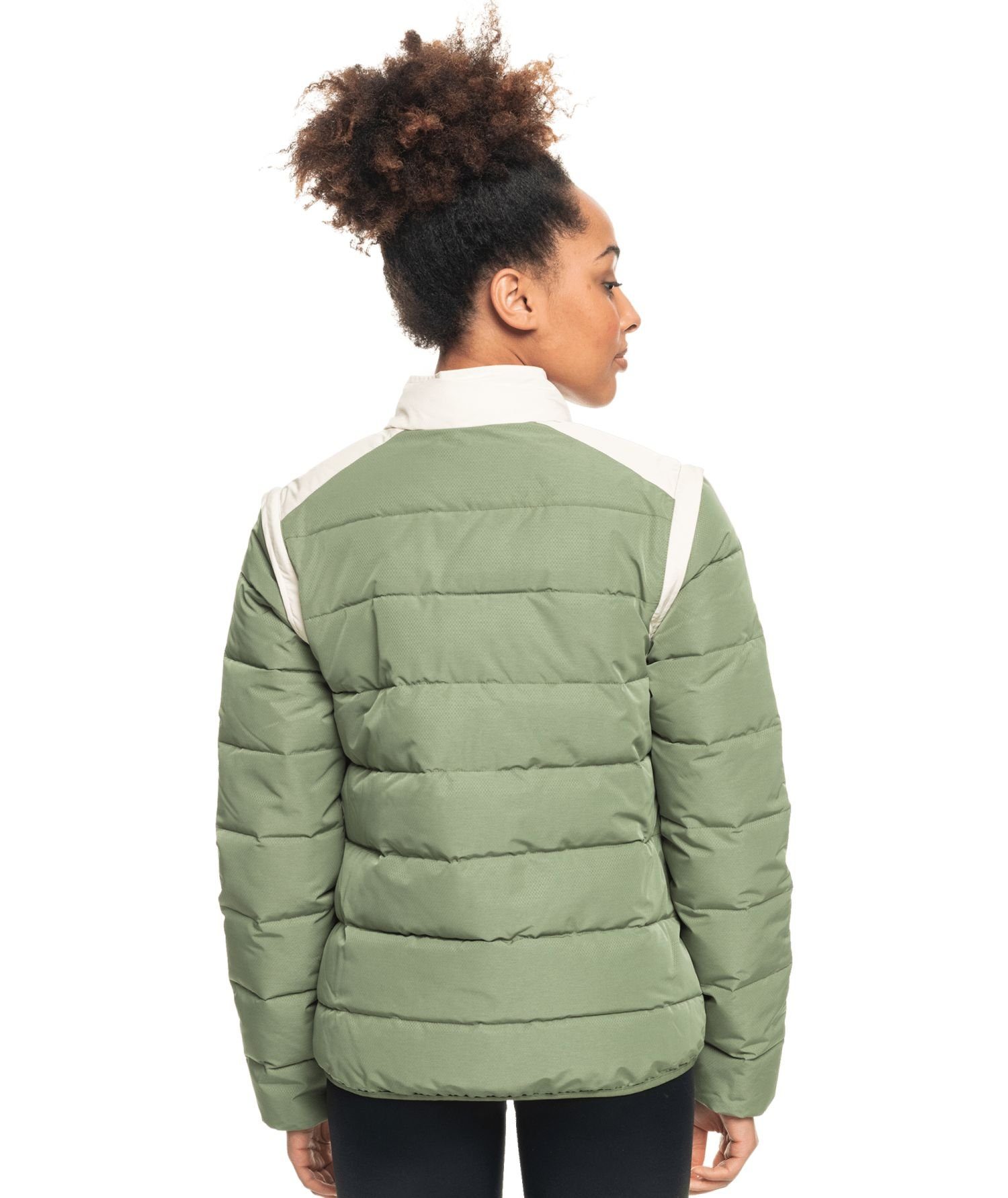 Roxy Allwetterjacke ROXY Sport Jacke Crazy Fantasy Deep Lichen Green L