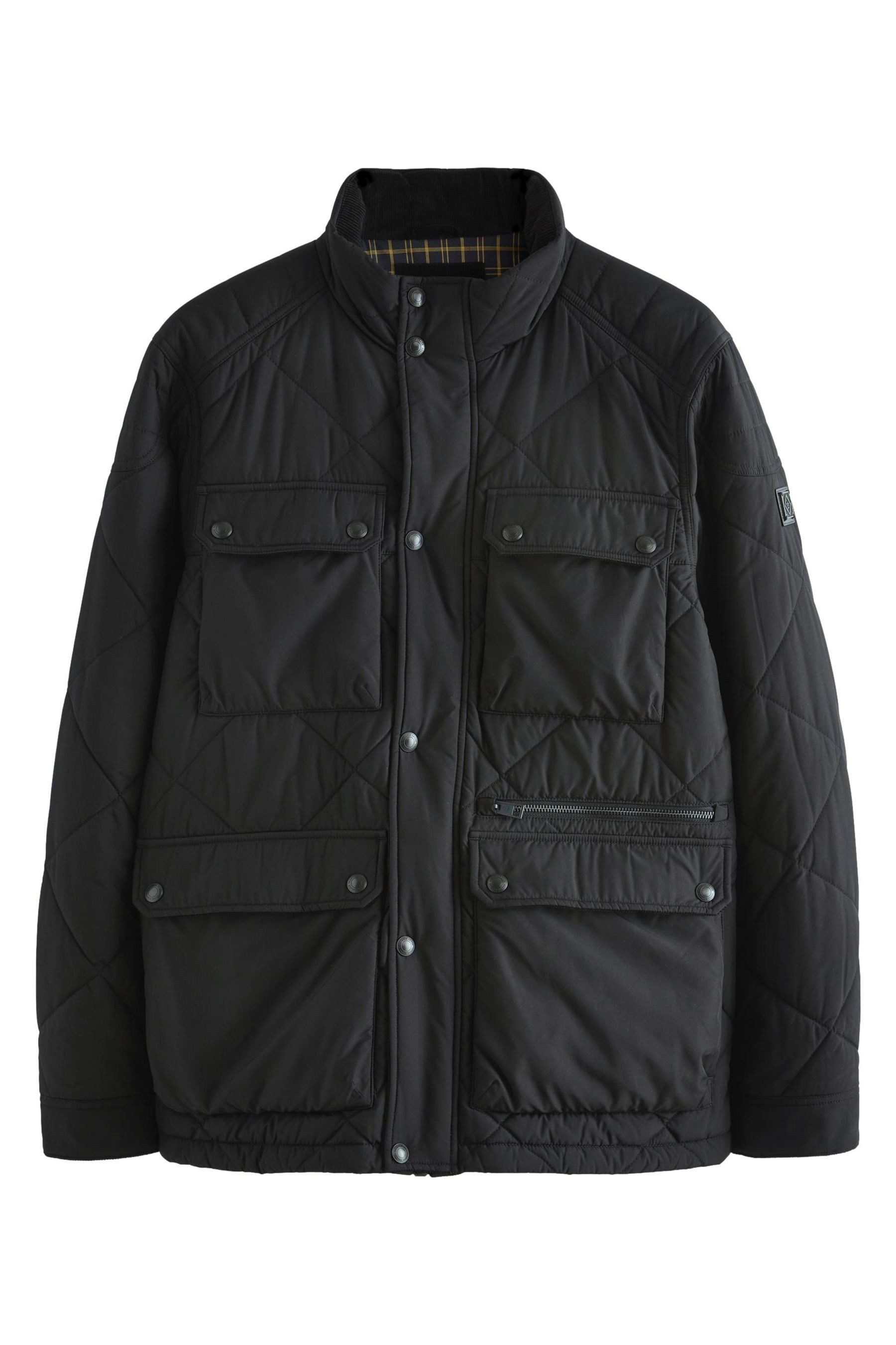 Bikerjacke Bikerjacke mit Rautensteppung