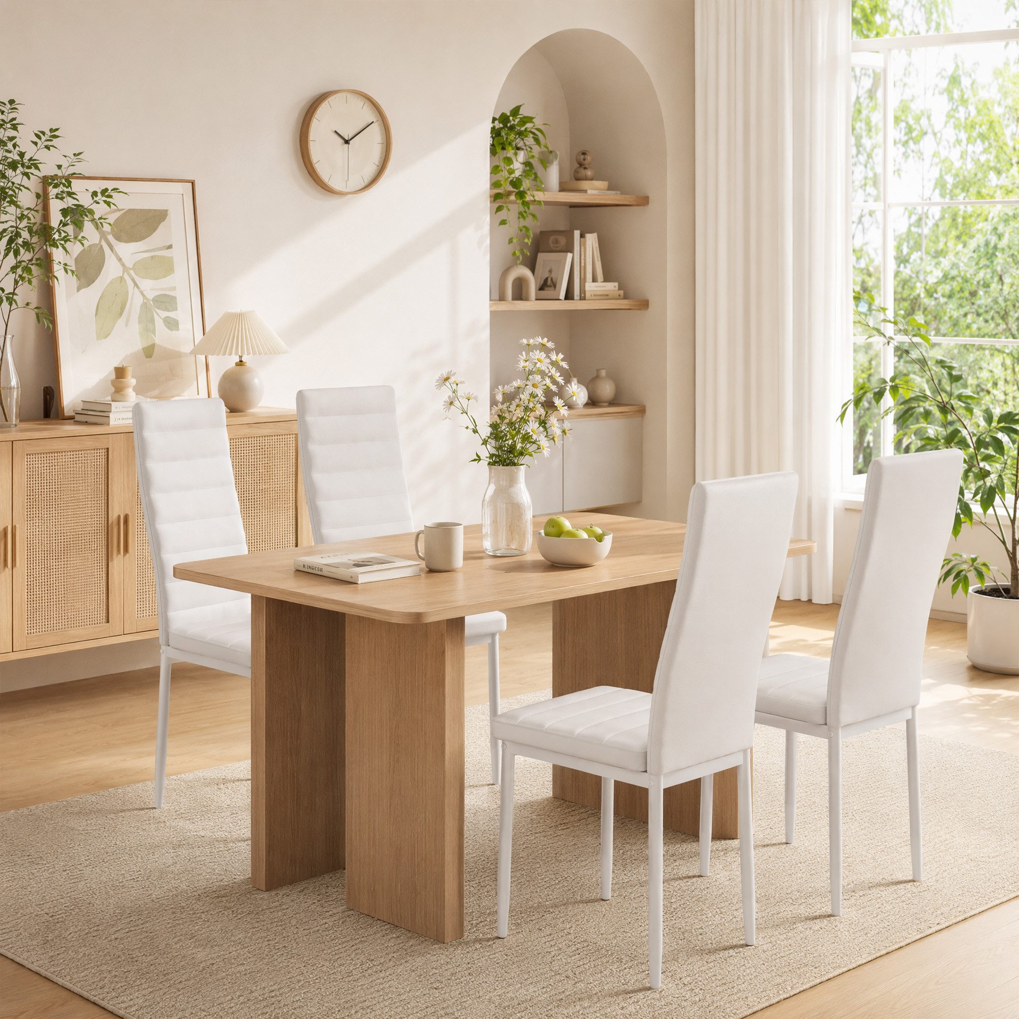 Blishom Esszimmerstuhl Esszimmerstühle 4er-Set, Küchenstuhl mit Gepolstert, 41x50x97 cm (4 St) – Bild 2 von 5