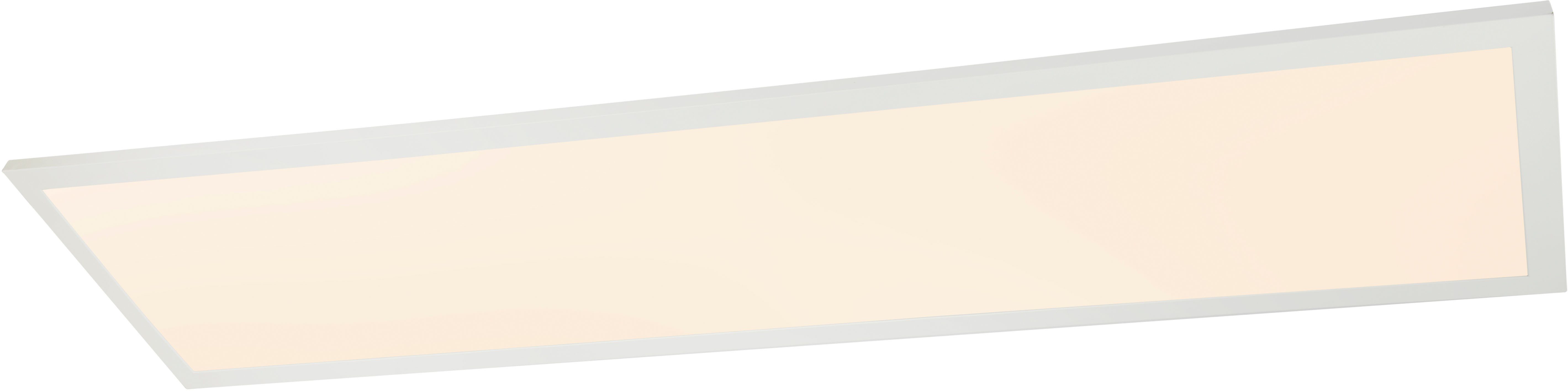 GLOBO LIGHTING LED Deckenleuchte ROSI, LED fest integriert, Warmweiß, Deckenlampe/holzoptik/LxBxH:800x200x55mm/3000K/Wohnzimmer/Schlafzimmer