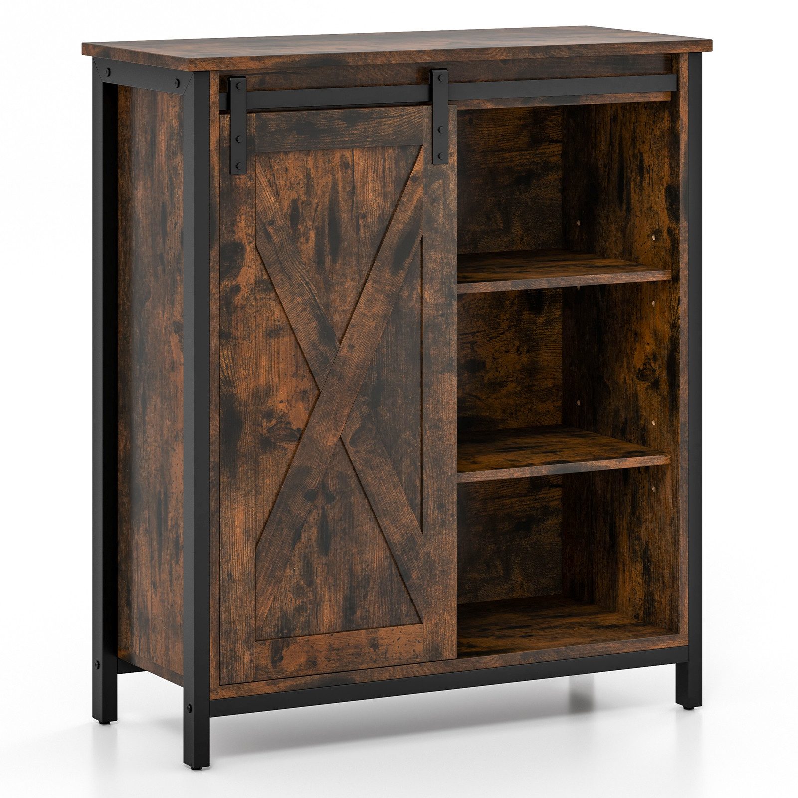 Medizinschrank Mit Spiegel – 40,6x50,8 Cm, 1 Tür, Verstellbare Glasablagen, Abgeschrägter Rand