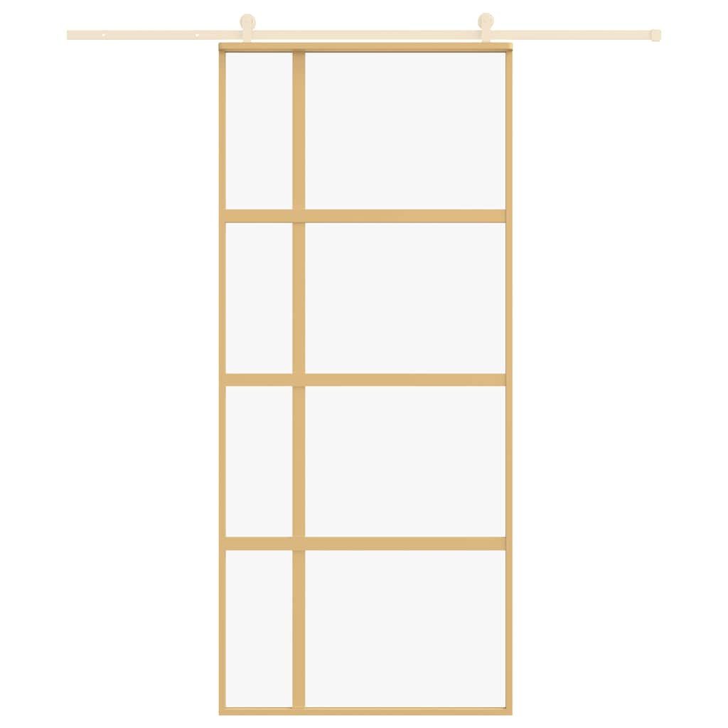 vidaXL Haustür Schiebetür Golden 90x205 cm günstig online kaufen