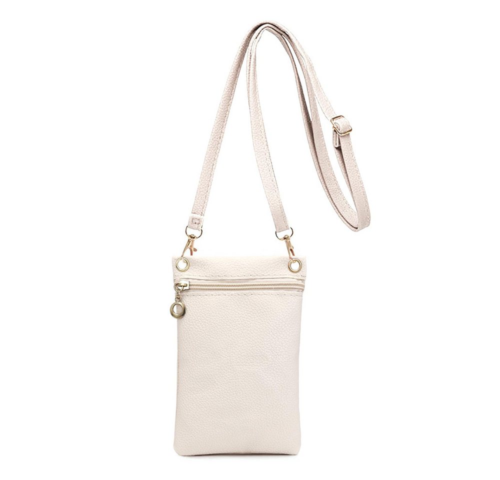 Zaewry Umhängetasche Handytasche mit abnehmbaren Umhängeriemen,Handytasche, für Einkaufen, Dating und Spaziergänge,Münztasche, Kreditkartenetui