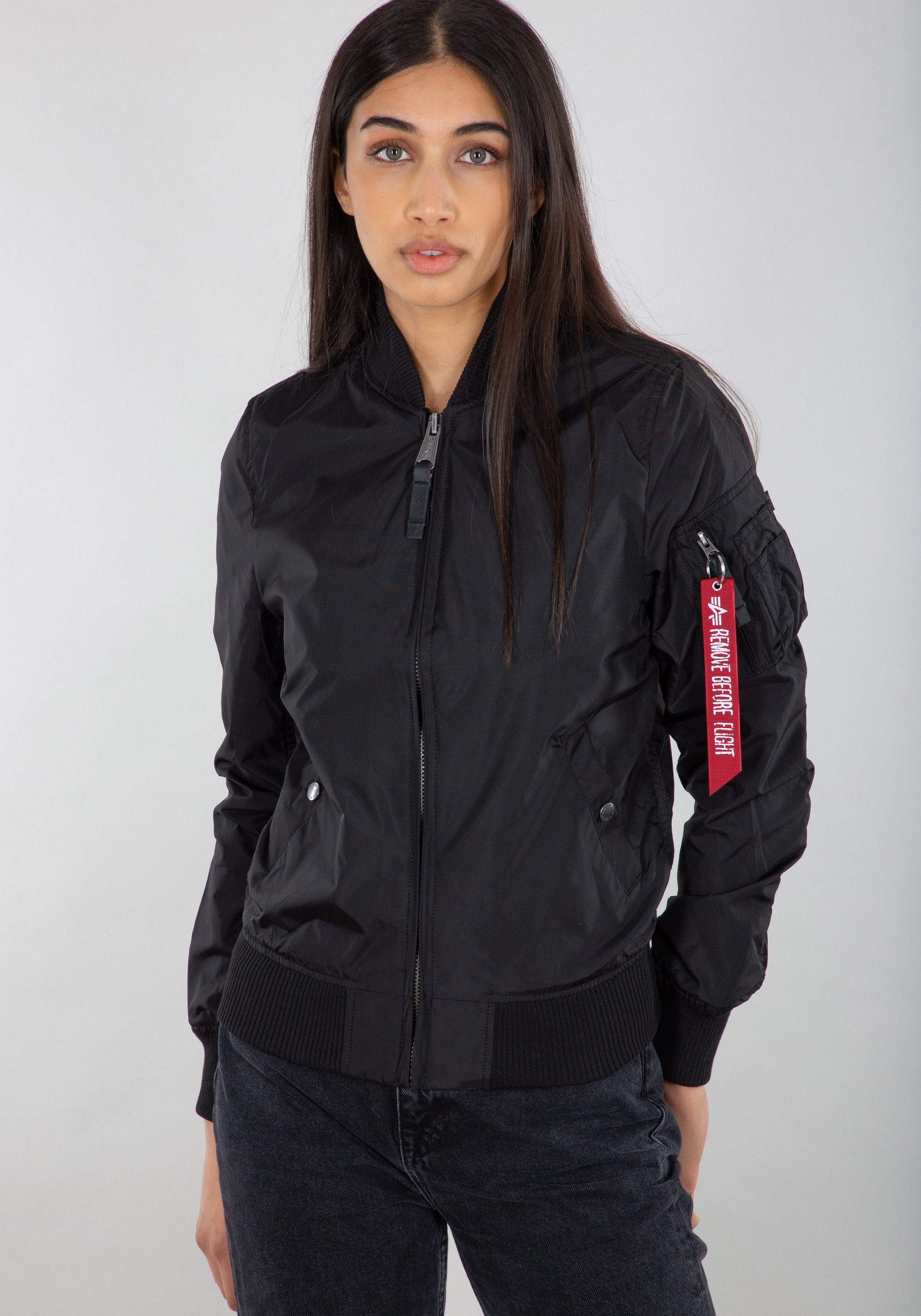 MA-1 black Flight Bomber Bomberjacke & - Women Wmn TT Industries Alpha Industries Jackets Alpha