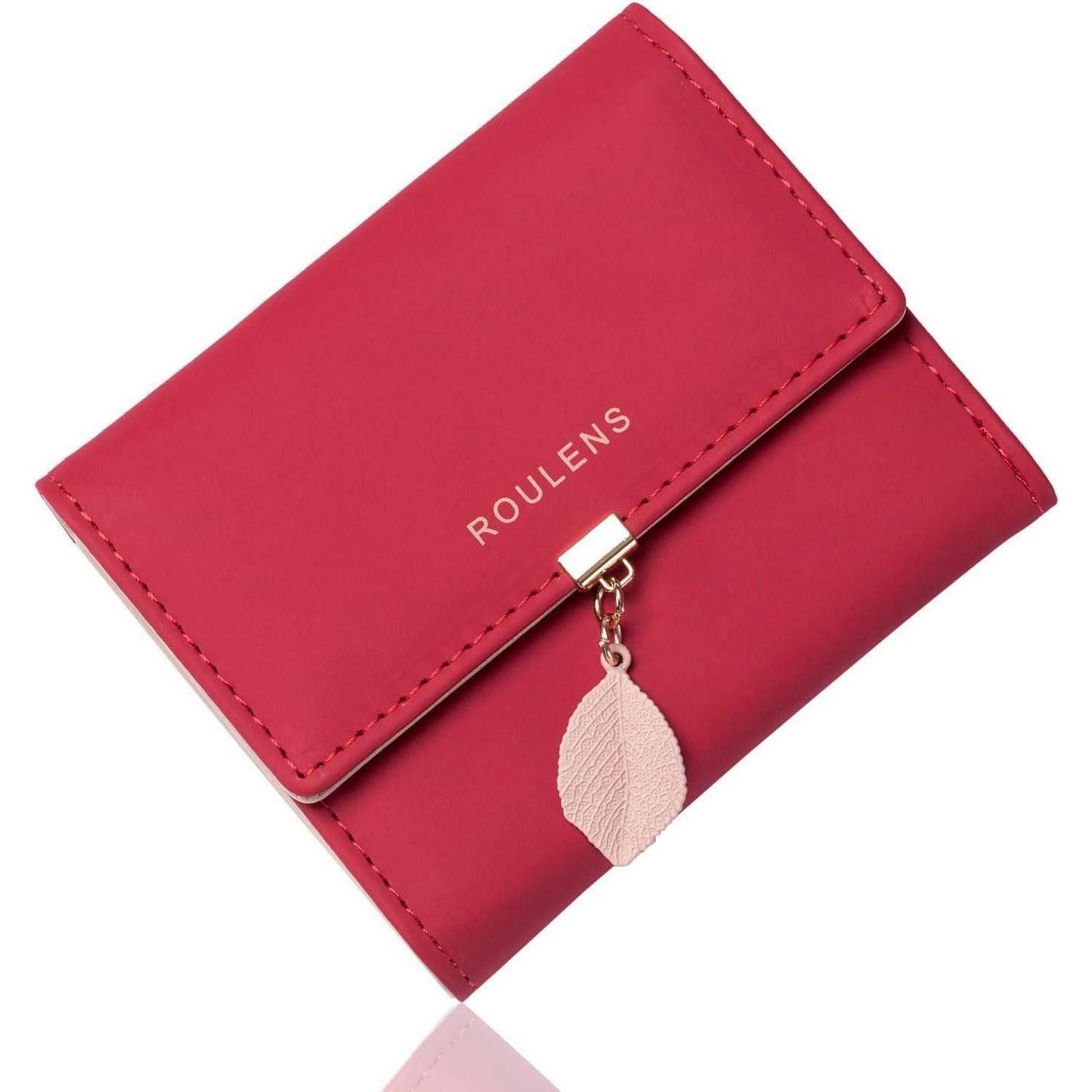 Gürteltasche Damen RFID Geldbörse Klein mit Mehreren Fächern PU Leder Turquoise