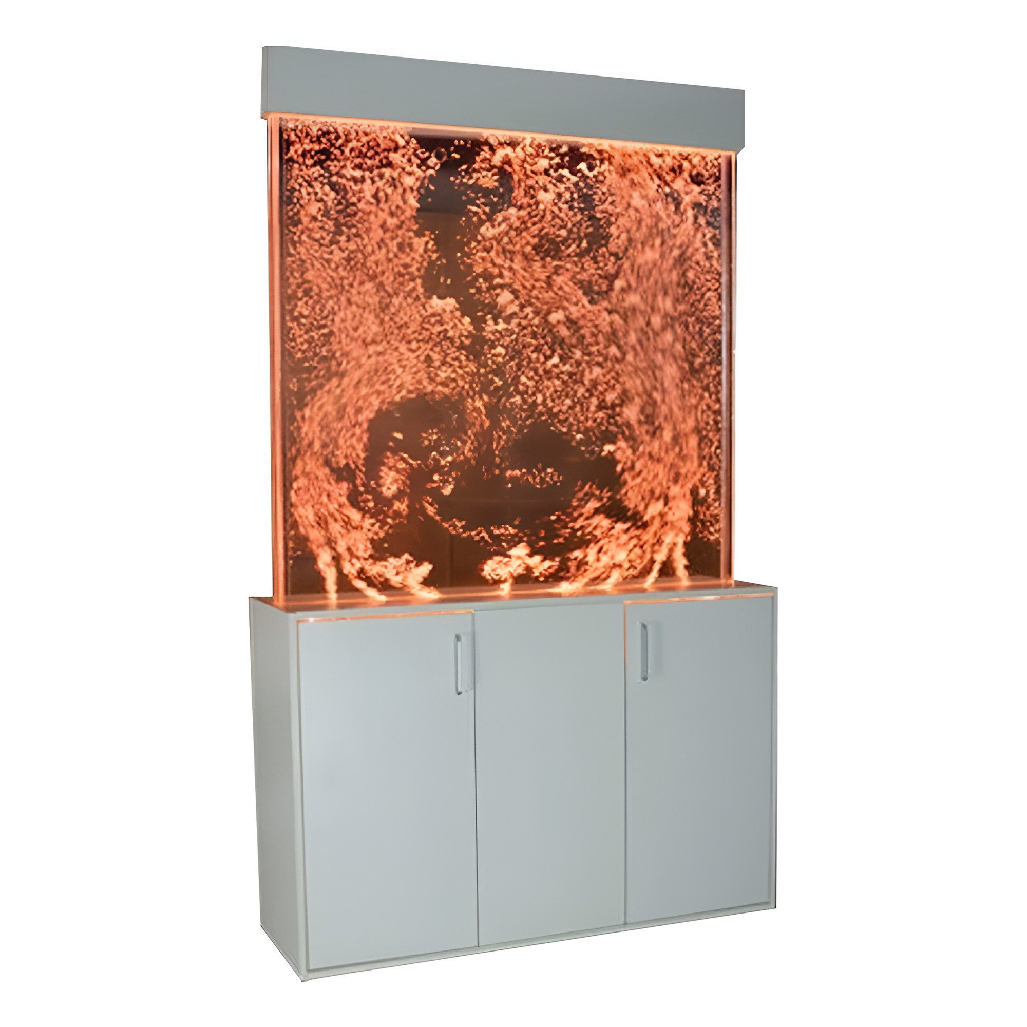 JVmoebel Barschrank Trennwand Regal Schrank Wasserwand Säule Wände Waterwall LED Made in Europa
