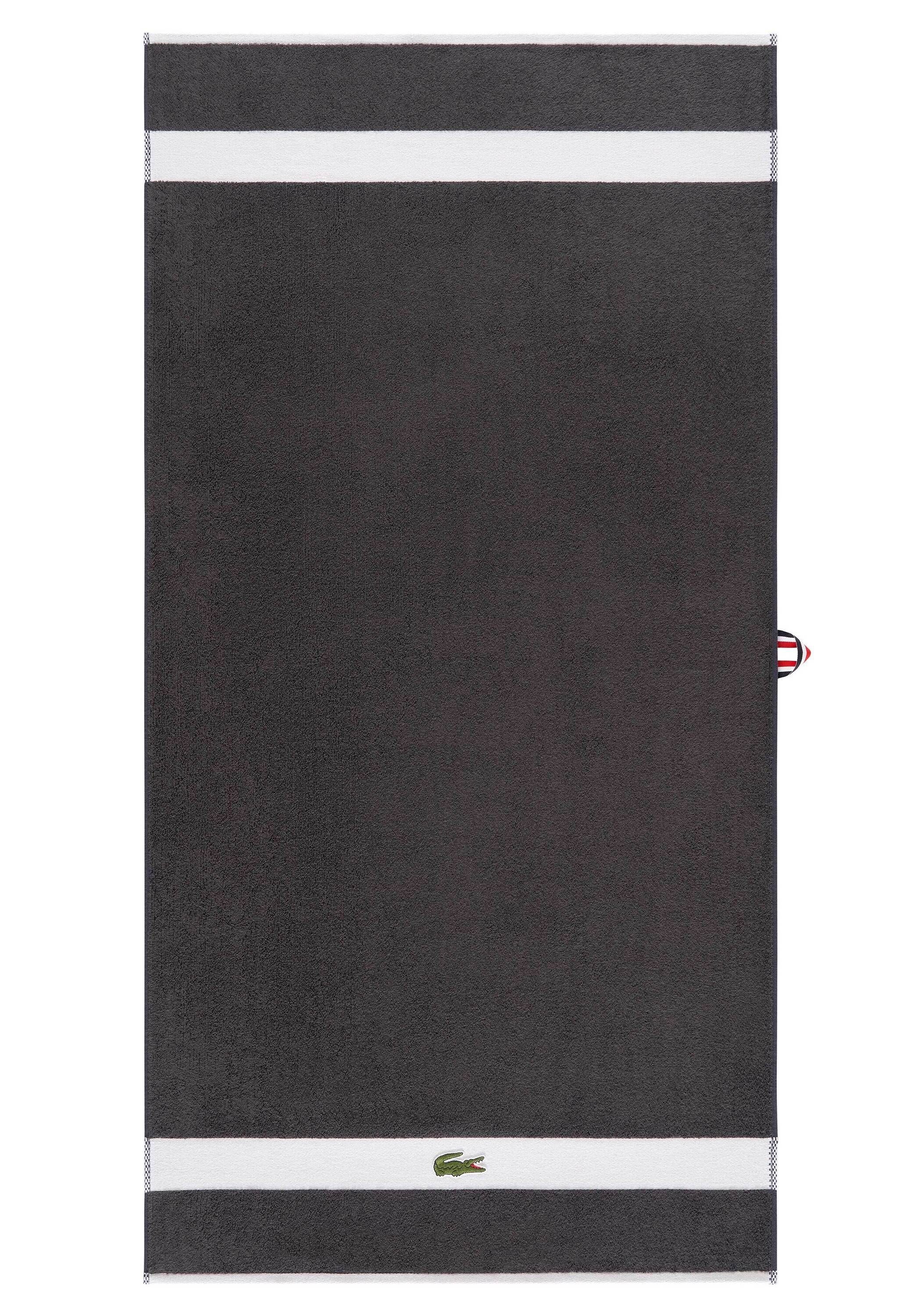 Lacoste Handtuch Lcasual Handtuch, (1-St), mit Aufnähern