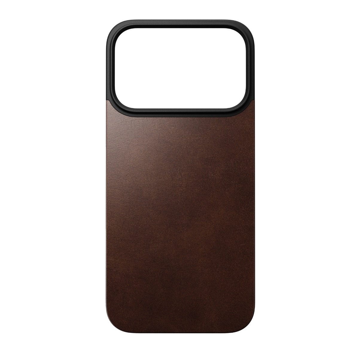 Nomad Smartphone-Hülle Magnetic Leather Case, für iPhone 17 Pro, Rustikales Braun Horween