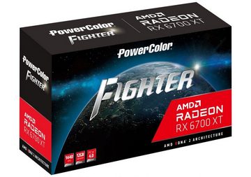 PowerColor Radeon RX 6700 XT AXRX 6700XT 12GBD6-3DH Grafikkarte (12 GB, GDDR6)