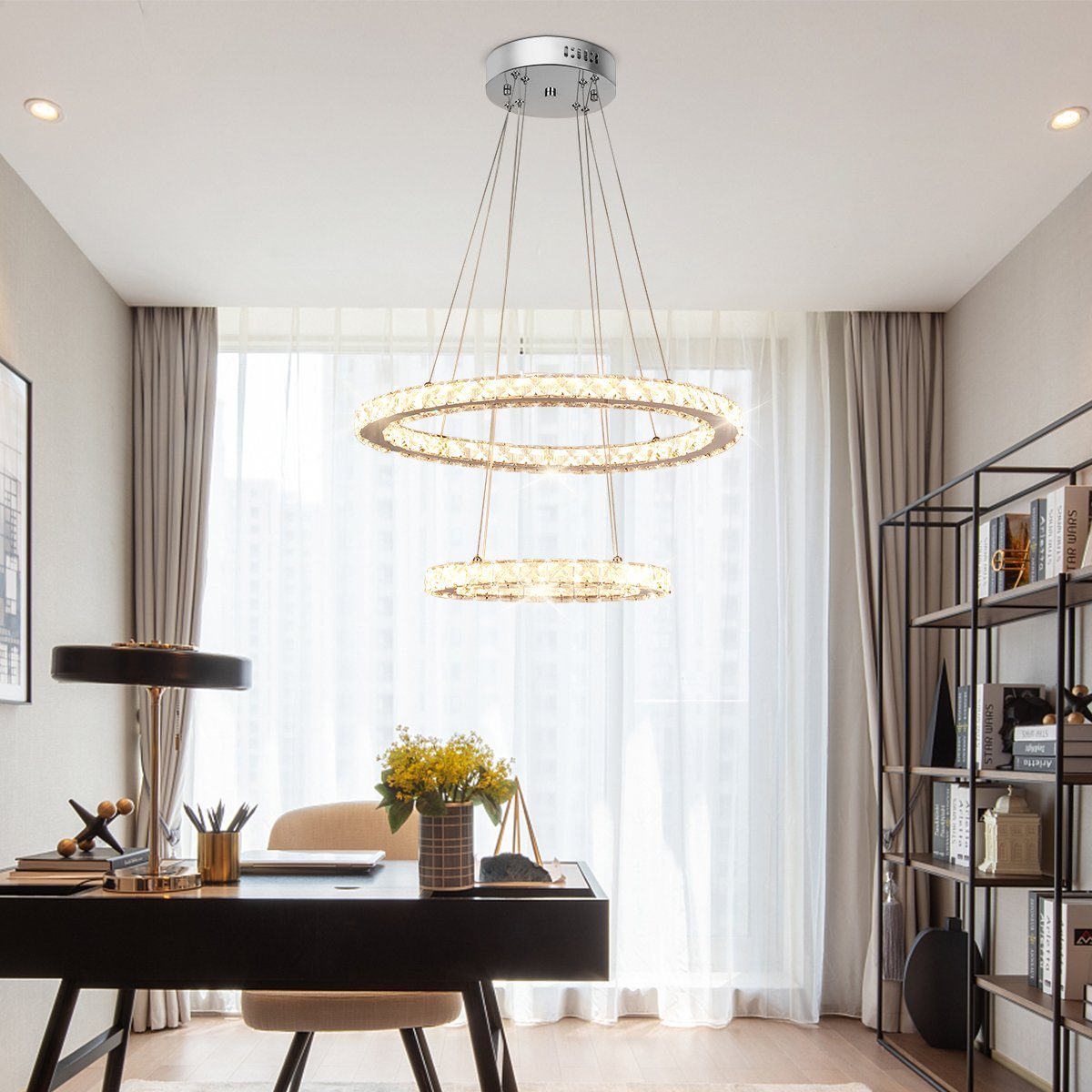 OULENBIYAR Pendelleuchte 36/48 W Dimmbare LED günstig online kaufen
