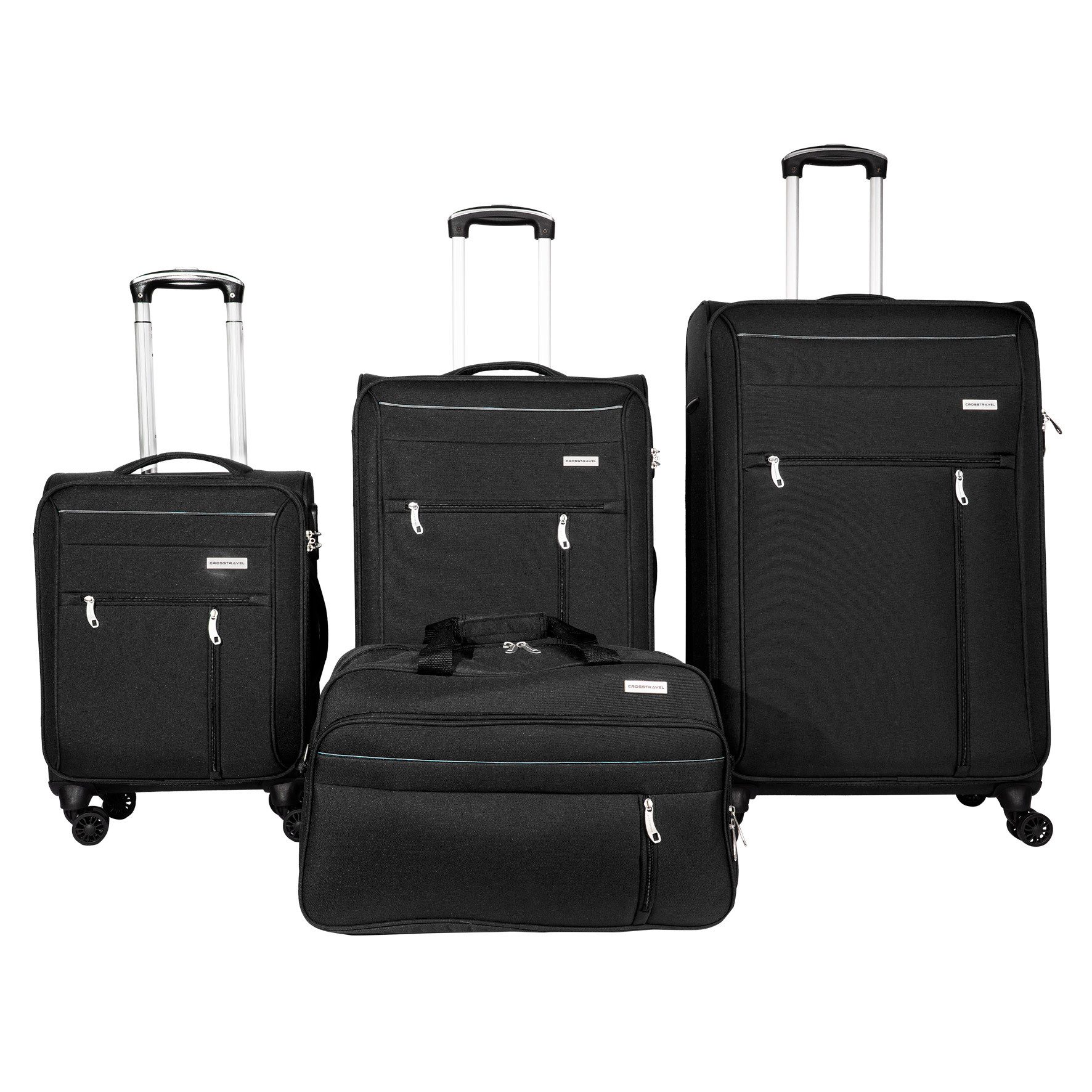 Crosstravel Trolleyset Providence, 4 Rollen, (4 günstig online kaufen