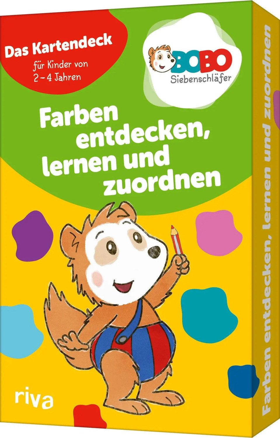 Riva Spiel Bobo Siebenschläfer - Farben entdecken, lernen und zuordnen