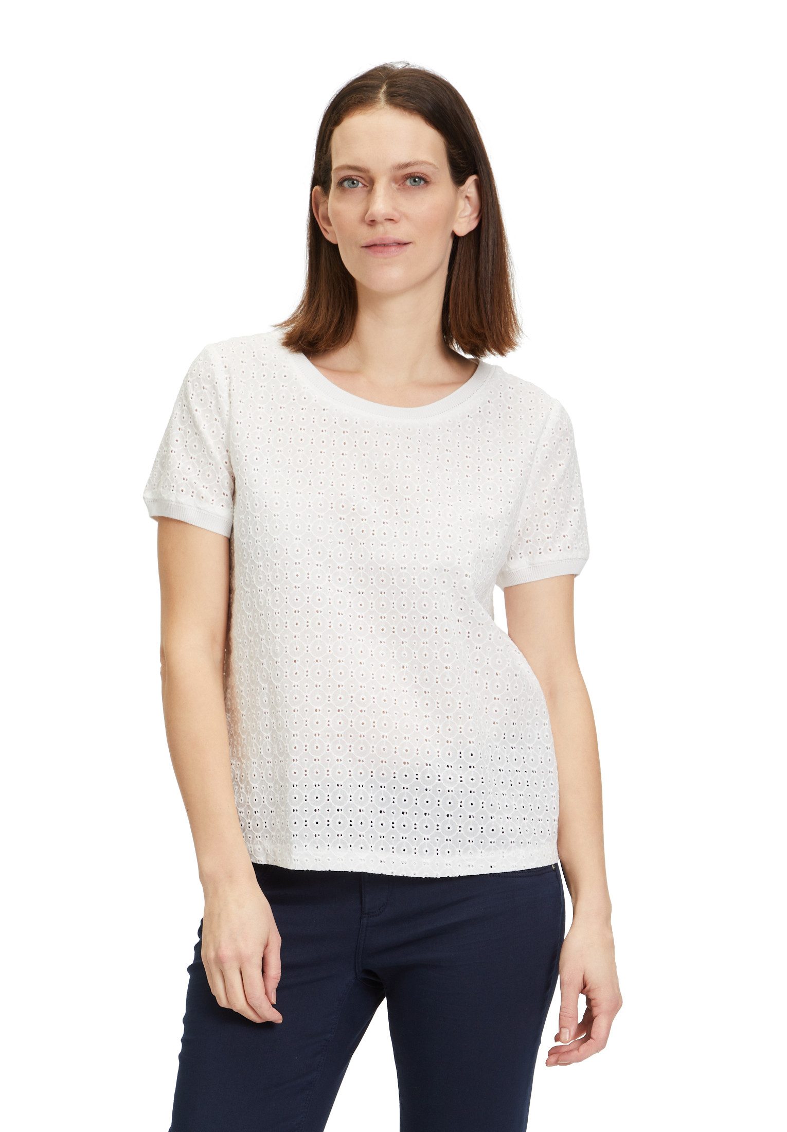 Betty&Co Shirtbluse Betty & Co Blusenshirt mit Spitze