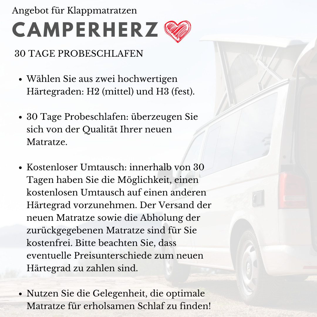 Klappmatratze für VW T5 T6 T6.1 günstig online kaufen