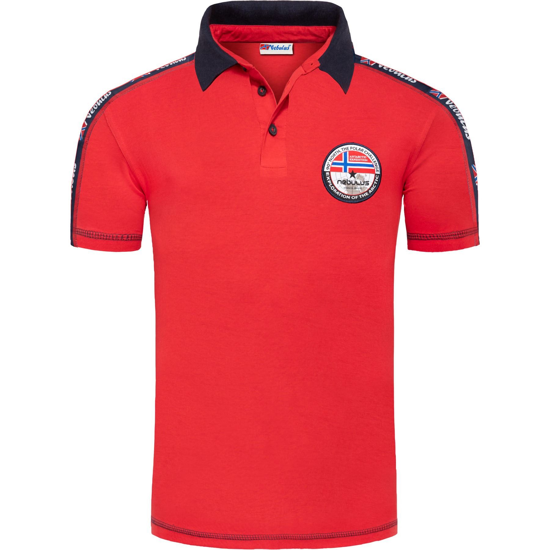 Nebulus Poloshirt NEBI, P4975 - Herren, rot, L