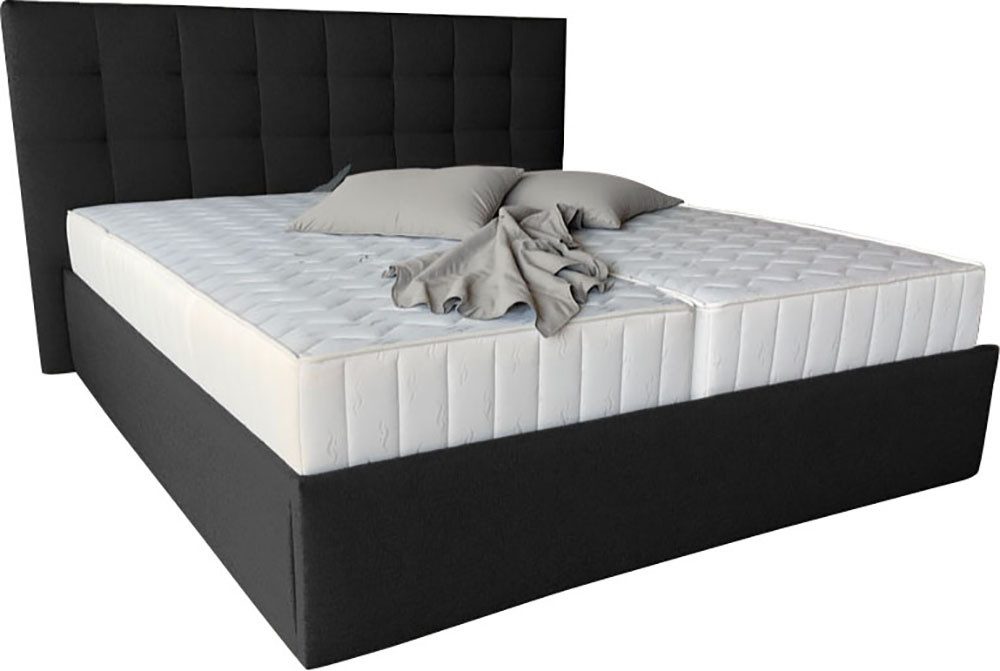 COLLECTION AB Polsterbett CLASSIC mit stabilem Rahmen und schönem Bezug (180 cm x 200 cm), Wahlweise mit Lattenrost und 4 Farben zur Auswahl – Bild 2 von 5
