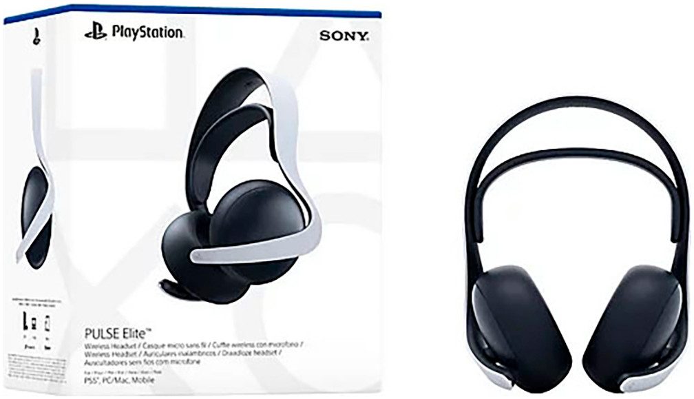 PlayStation 5 PULSE Elite™ Wireless-Headset Gaming-Headset (Multi-Point-Verbindung, Rauschunterdrückung, Stummschaltung, Bluetooth)