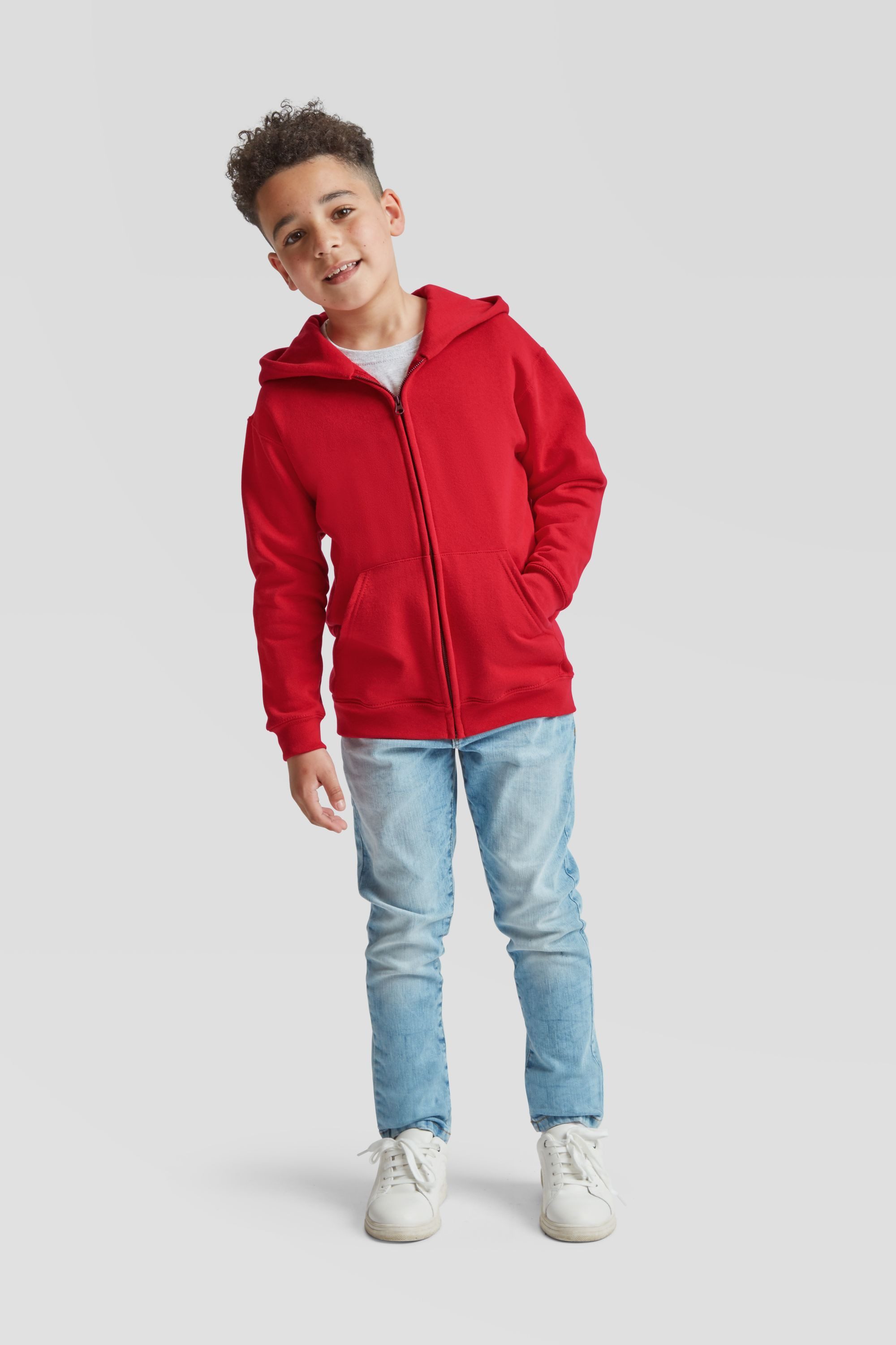 Fruit of the Loom Sweatjacke Classic Hooded Sweat Jacket Kids