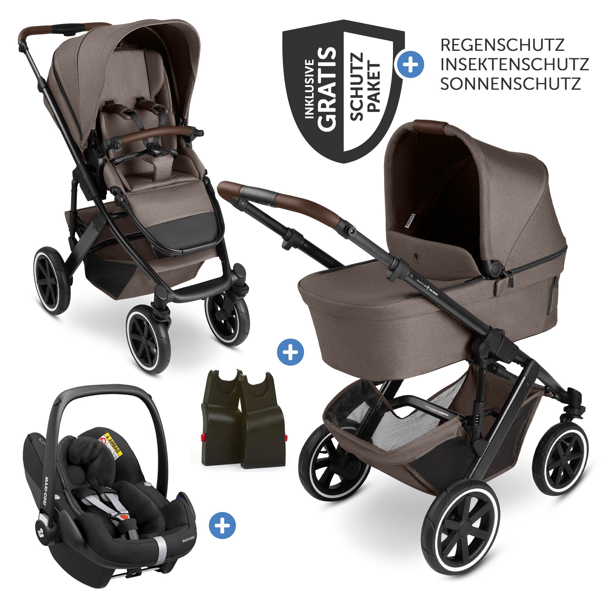 Kombi-Kinderwagen Salsa 5 Air - Pure - Nature