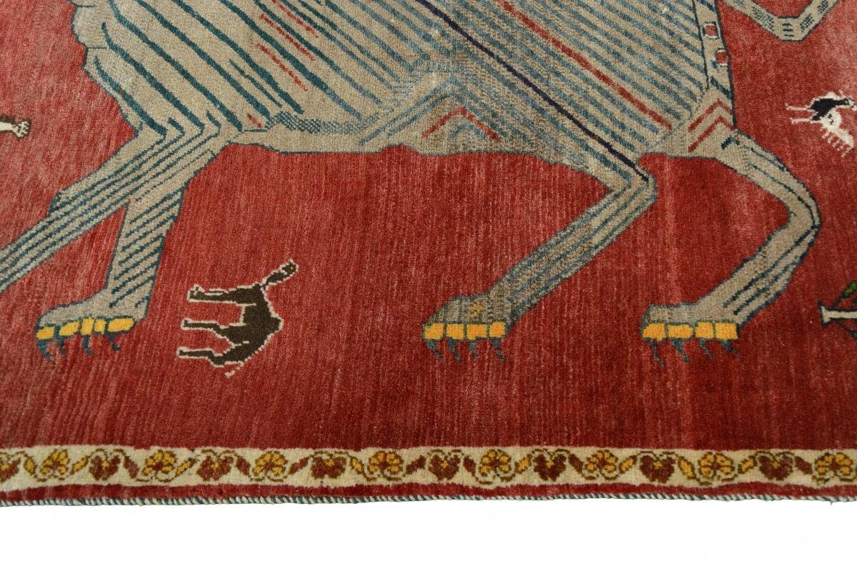 Orientteppich Perser Gabbeh Yalameh 100x134 Handgeknüpfter mm 18 Höhe: Orientteppich, rechteckig, Moderner Trading, Nain