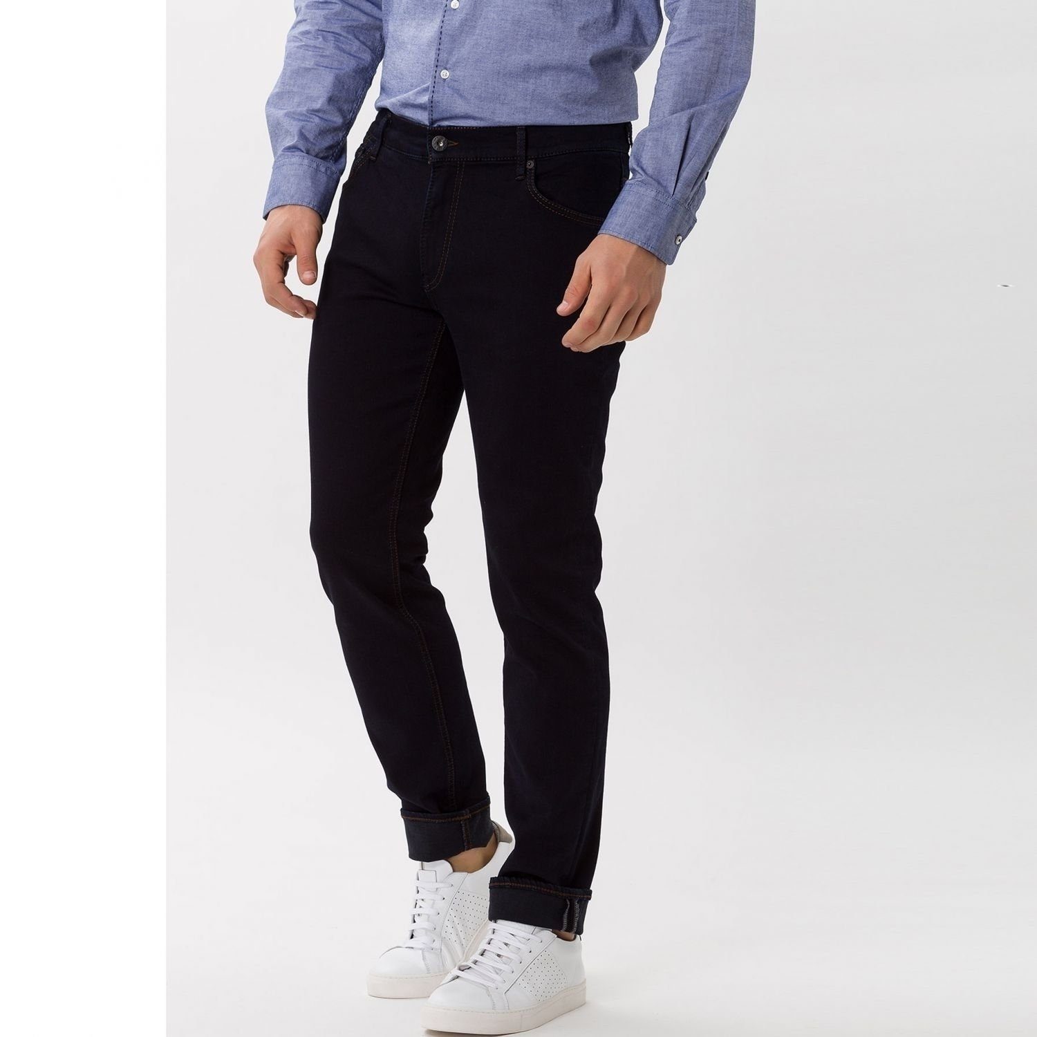 Brax Herren Style 5-Pockets Chuck Style dark Jeans 5-Pocket-Jeans blue