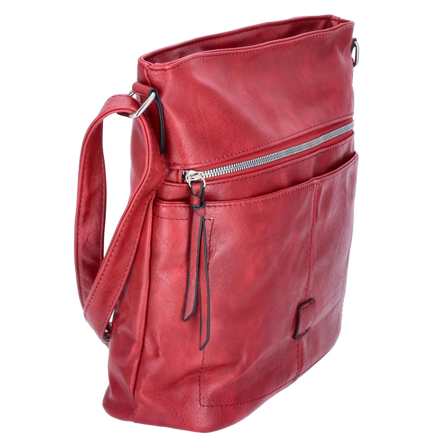 Antonio Umhängetasche Antonio Damen Handtasche rot günstig online kaufen