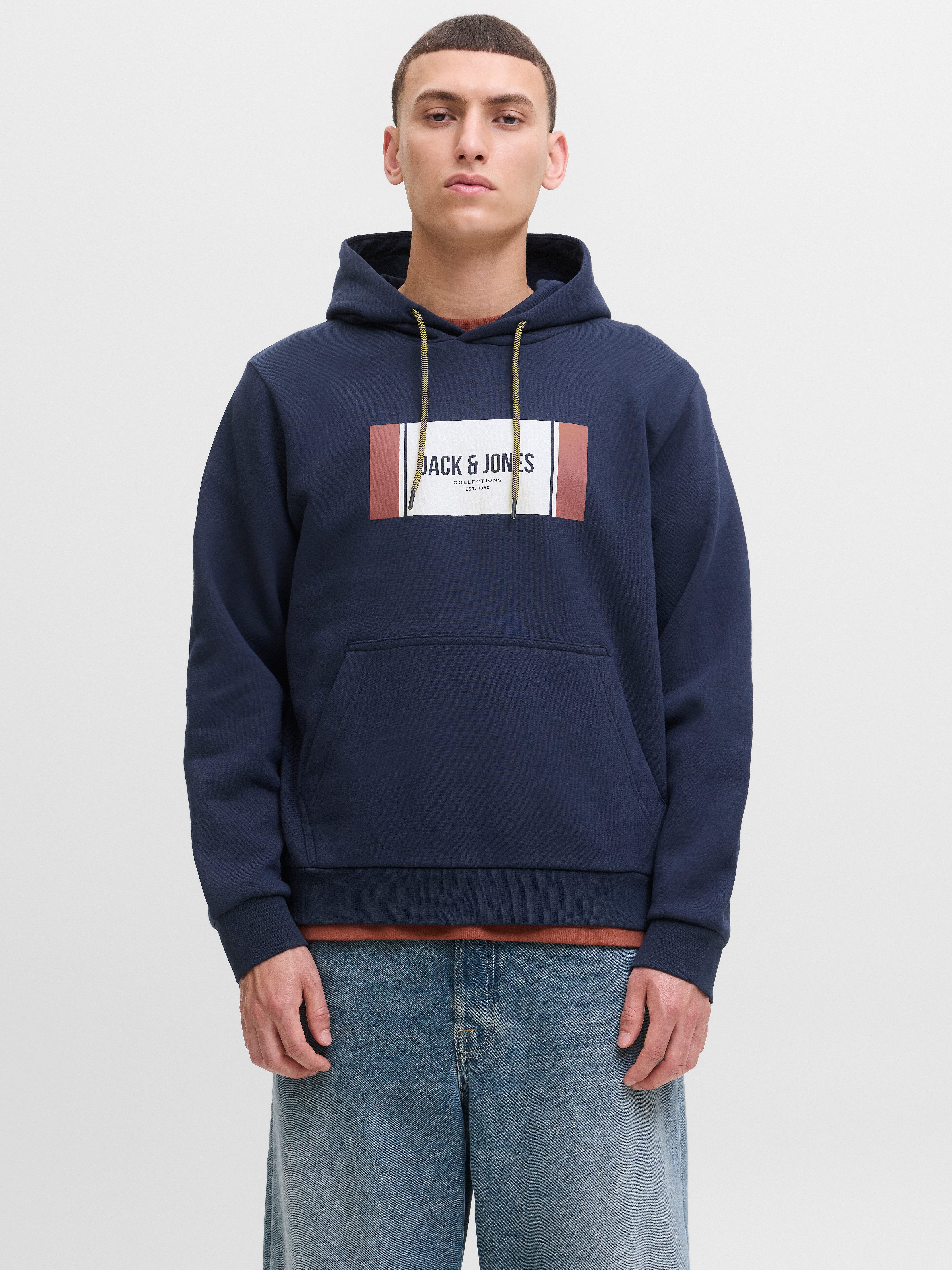 Jack & Jones Kapuzensweatshirt JJHAYATO SWEAT HOOD BTS günstig online kaufen
