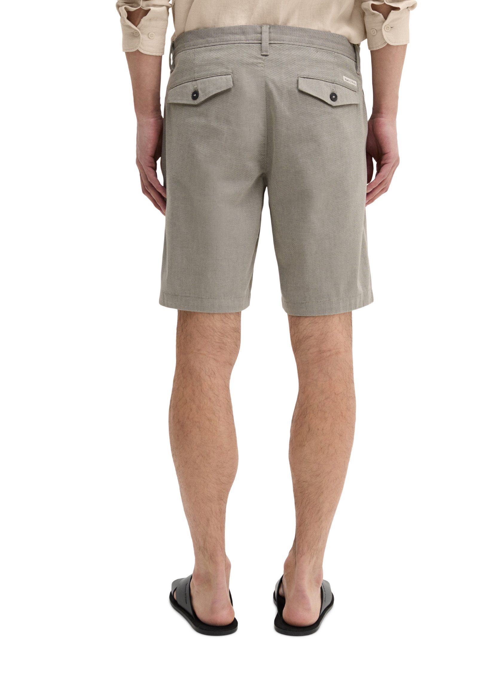 Marc O'Polo Shorts aus Bio-Baumwoll-Mix