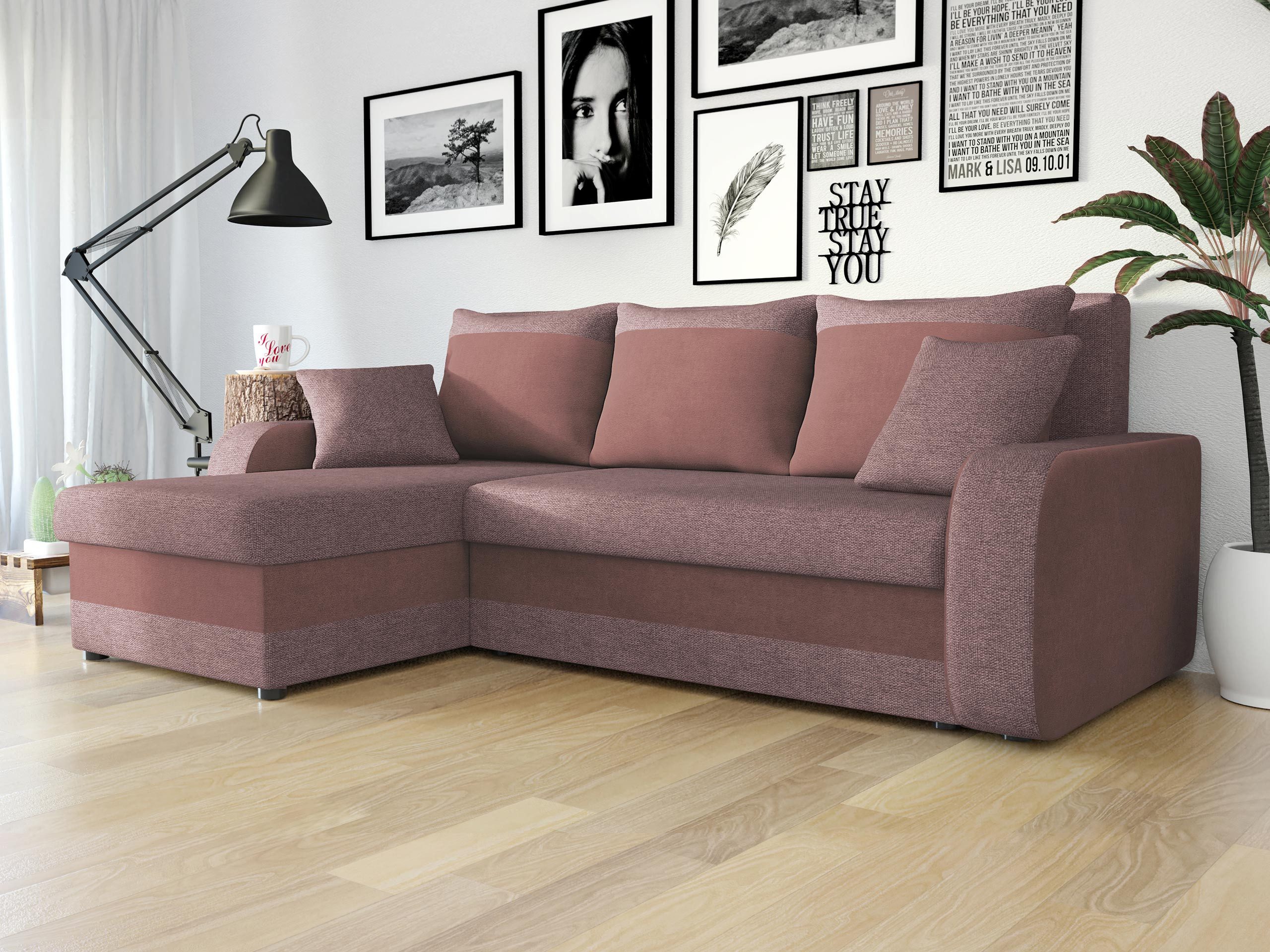 MIRJAN24 Ecksofa Kris Lux, mit Schlaffunktion günstig online kaufen